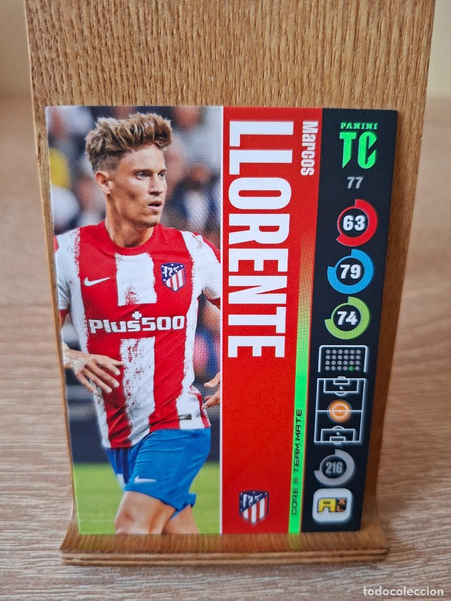 Cromos de f&uacute;tbol: Marcos Llorente #77 Atl&eacute;tico de Madrid Top Class 2022 Adrenalyn XL Team Mate