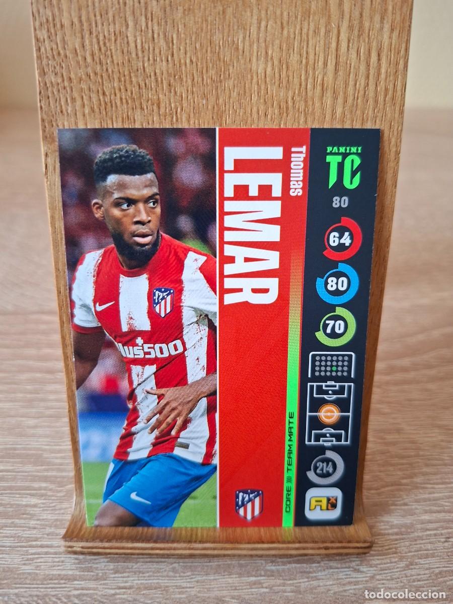 Cromos de f&uacute;tbol: Thomas Lemar #80 Atl&eacute;tico de Madrid Top Class 2022 Adrenalyn XL Team Mate