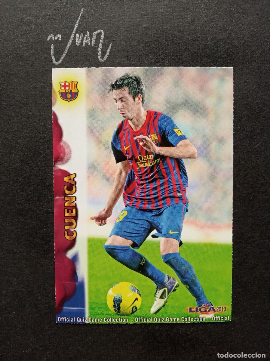 Cromos de f&uacute;tbol: N&ordm; 643 ULTIMA HORA UH CUENCA BARCELONA ⚽ MUNDICROMO &reg; 2012 2013 FICHAS LIGA FUTBOL QUIZ GAME 12 13