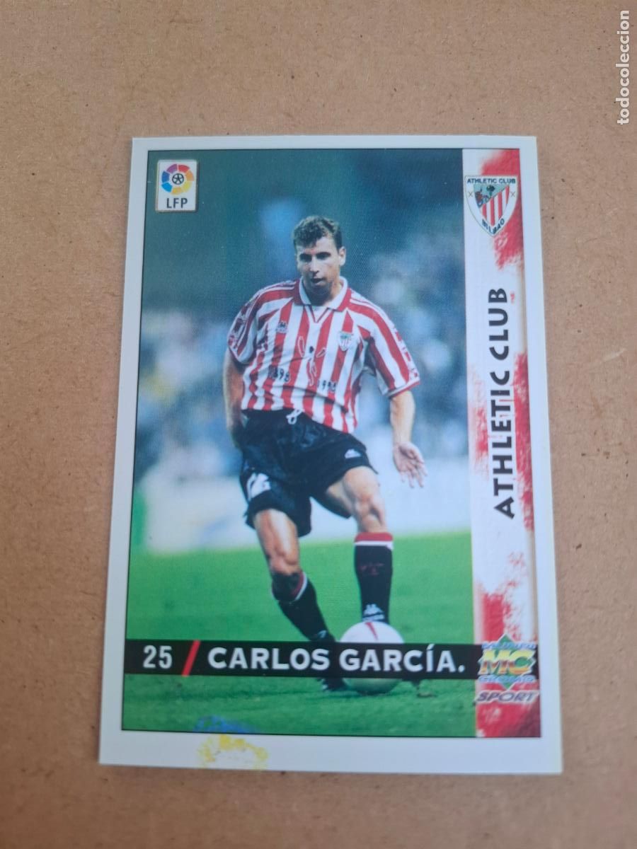Cromos de f&uacute;tbol: MUNDICROMO 98 99 1998 1999 - 25 CARLOS GARC&Iacute;A - ATHLETIC CLUB