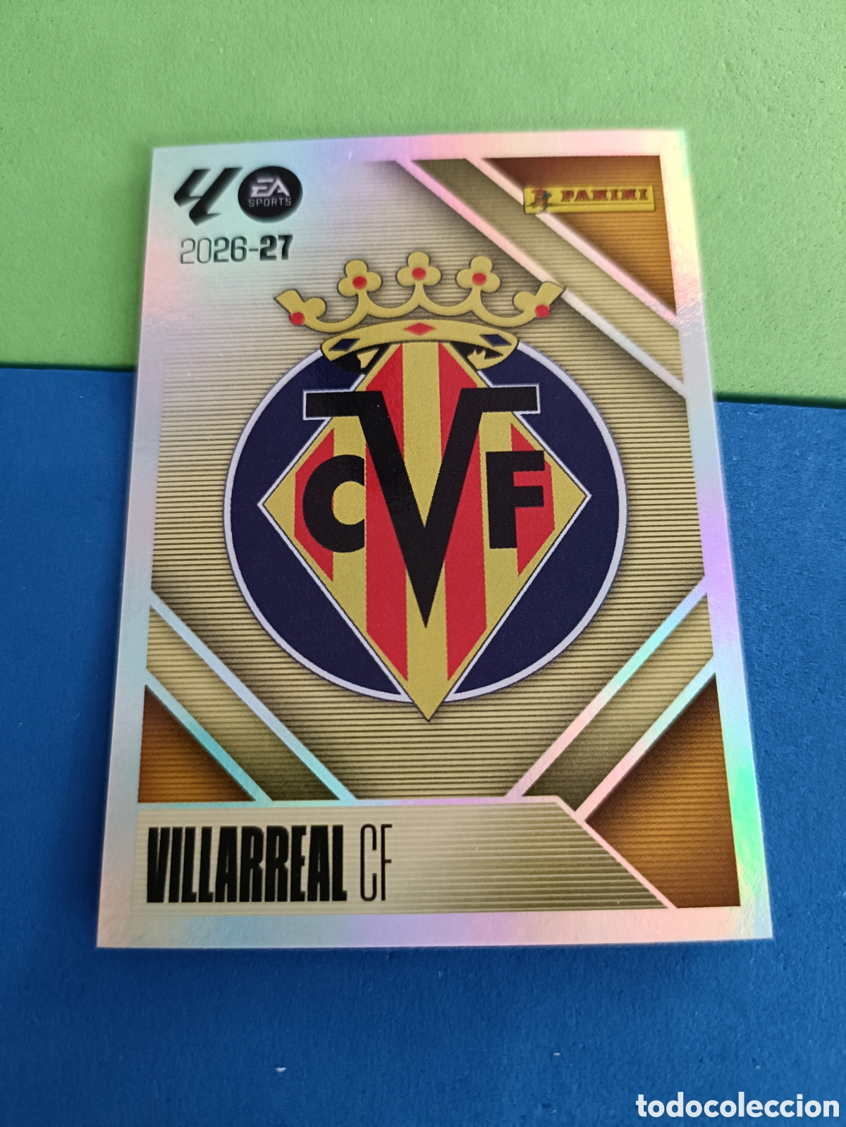 Cromos de f&uacute;tbol: Panini cromos stickers Liga este 2026 2027 26 27 - Villarreal 1 Escudo
