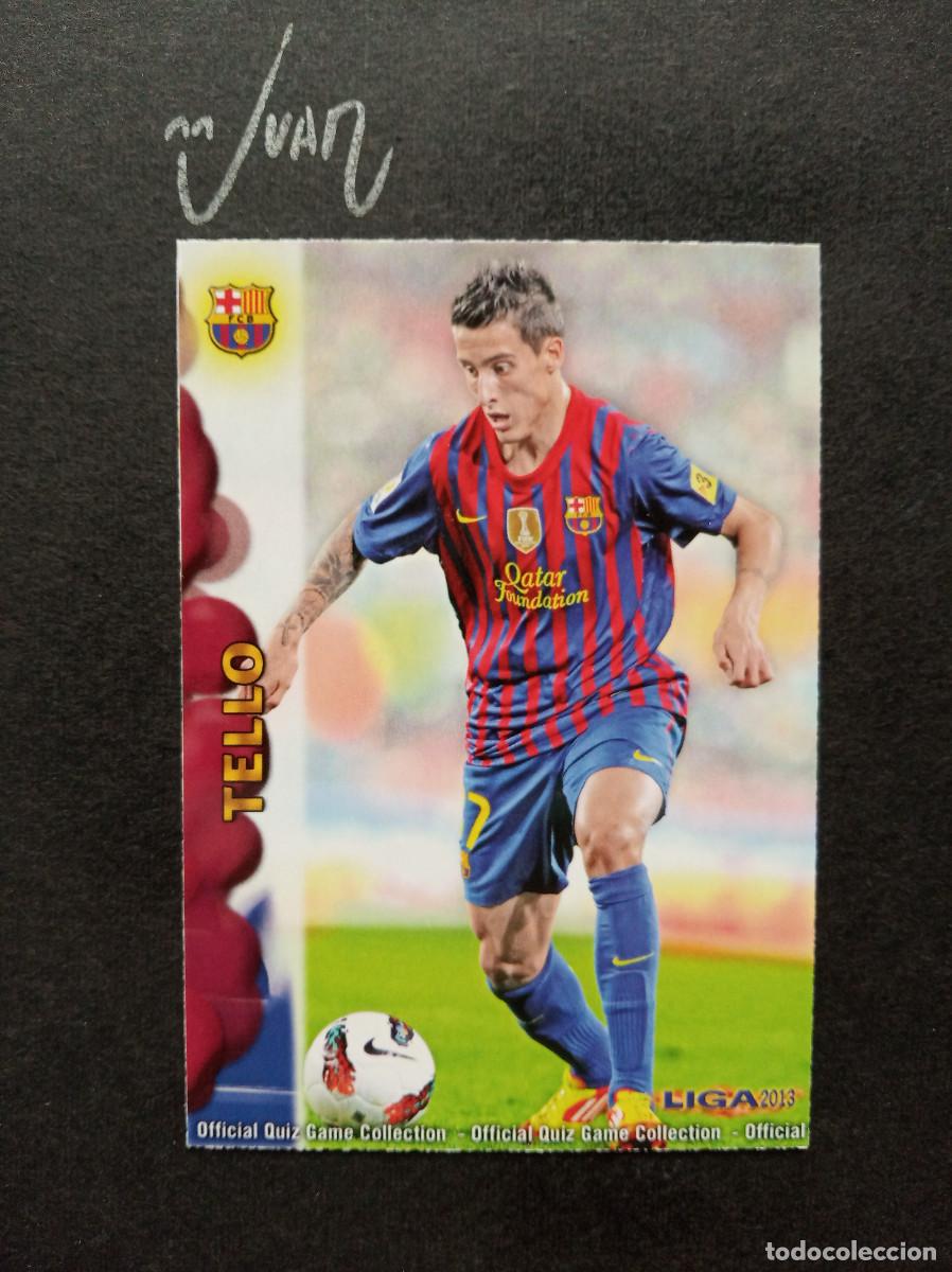 Cromos de f&uacute;tbol: 649 ULTIMA HORA UH TELLO FC BARCELONA ⚽ MUNDICROMO &reg; 2012 2013 FICHAS LIGA FUTBOL QUIZ GAME 12 13