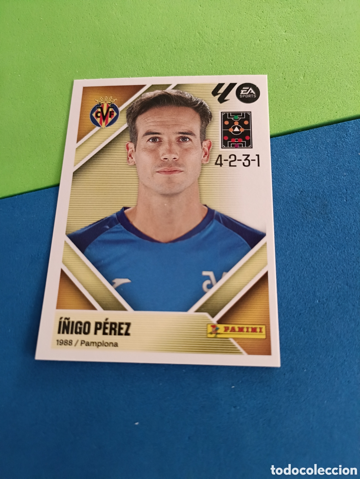 Cromos de f&uacute;tbol: Panini cromos stickers Liga este 2026 2027 26 27 - Villarreal entrenador 2 I&ntilde;igo P&eacute;rez
