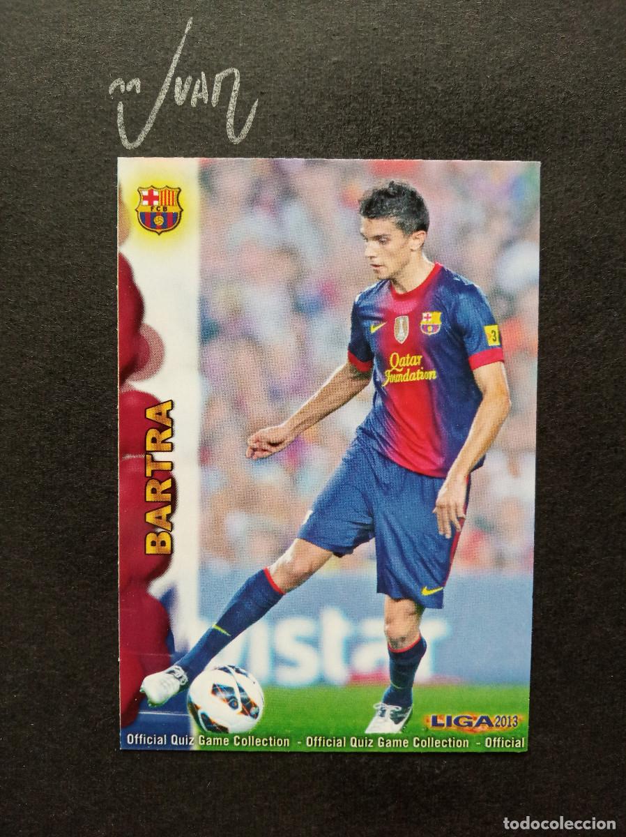 Cromos de f&uacute;tbol: N&ordm; 669 ULTIMA HORA UH + BARTRA BARCELONA ⚽ MUNDICROMO &reg; 2012 2013 FICHAS LIGA FUTBOL QUIZ GAME 12 13