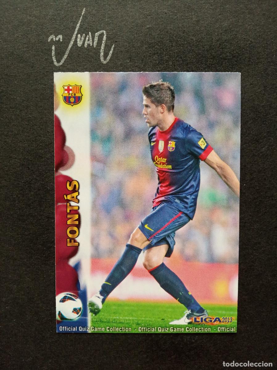 Cromos de f&uacute;tbol: N&ordm; 670 ULTIMA HORA UH + FONTAS BARCELONA ⚽ MUNDICROMO &reg; 2012 2013 FICHAS LIGA FUTBOL QUIZ GAME 12 13