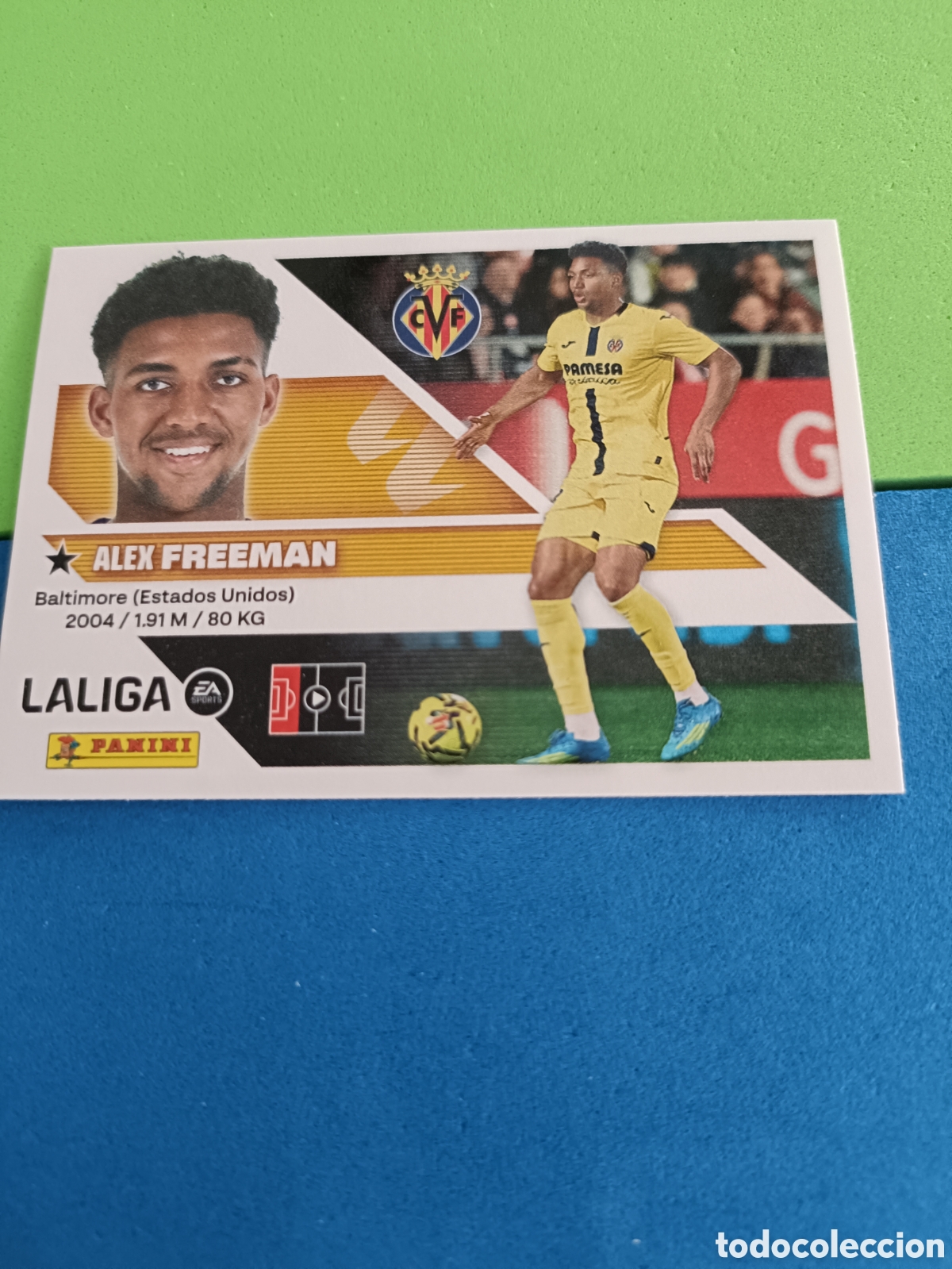 Cromos de f&uacute;tbol: Panini cromos stickers Liga este 2026 2027 26 27 - Villarreal 7B Freeman