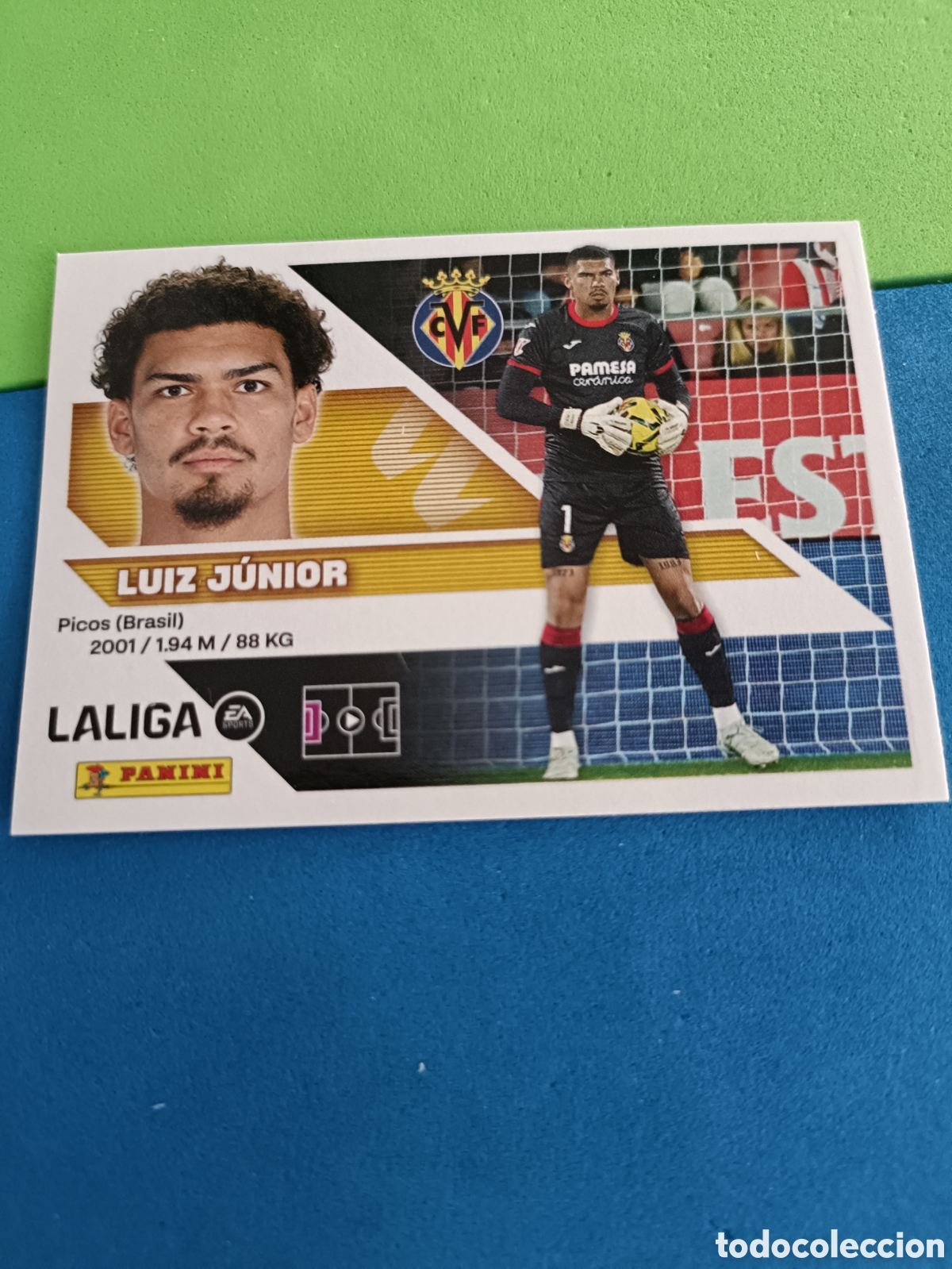 Cromos de f&uacute;tbol: Panini cromos stickers Liga este 2026 2027 26 27 - Villarreal 3 Luiz Junior