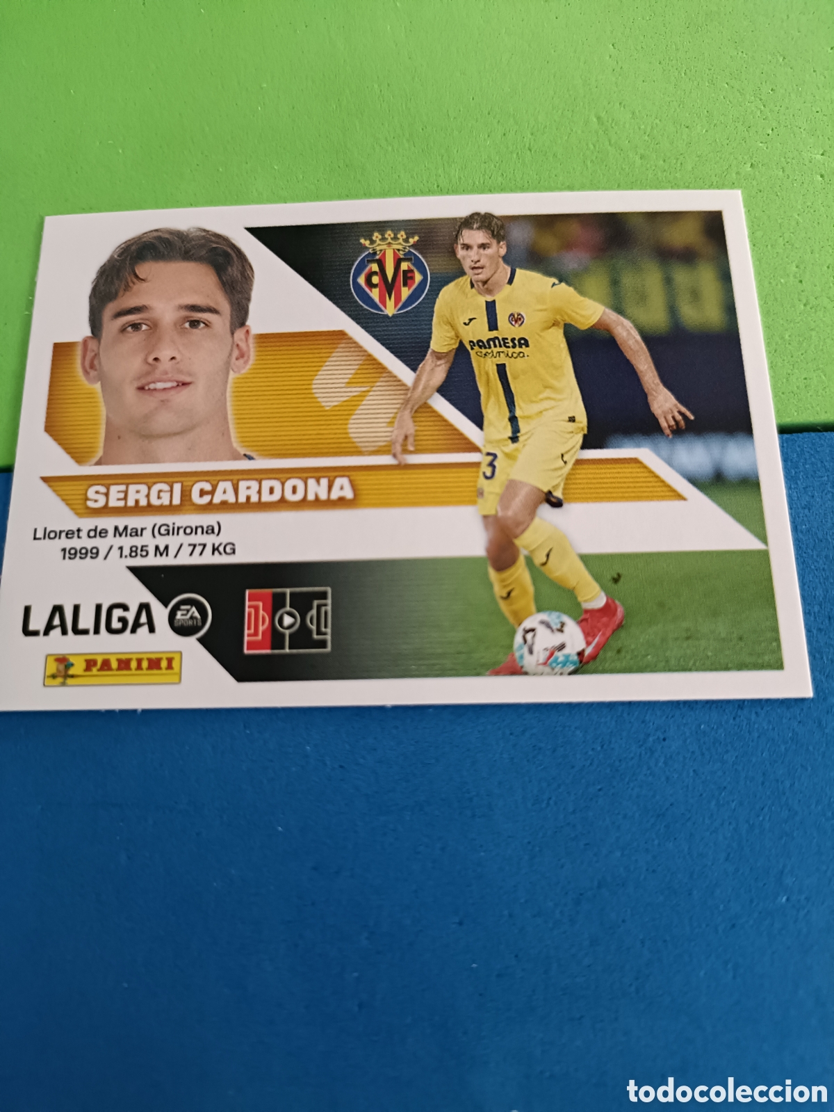 Cromos de f&uacute;tbol: Panini cromos stickers Liga este 2026 2027 26 27 - Villarreal 10 Sergi Cardona