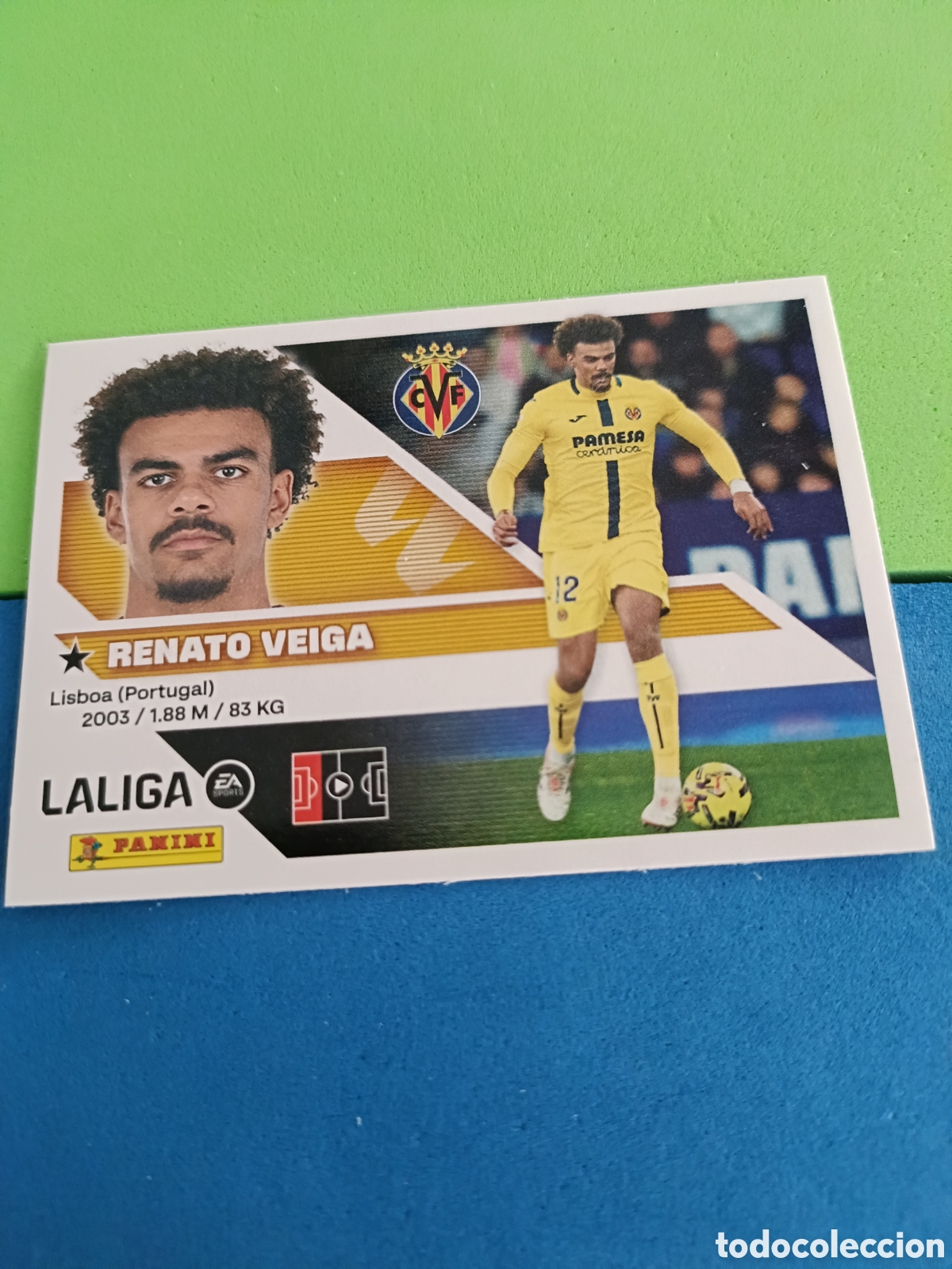 Cromos de f&uacute;tbol: Panini cromos stickers Liga este 2026 2027 26 27 - Villarreal 9 Renato Veiga