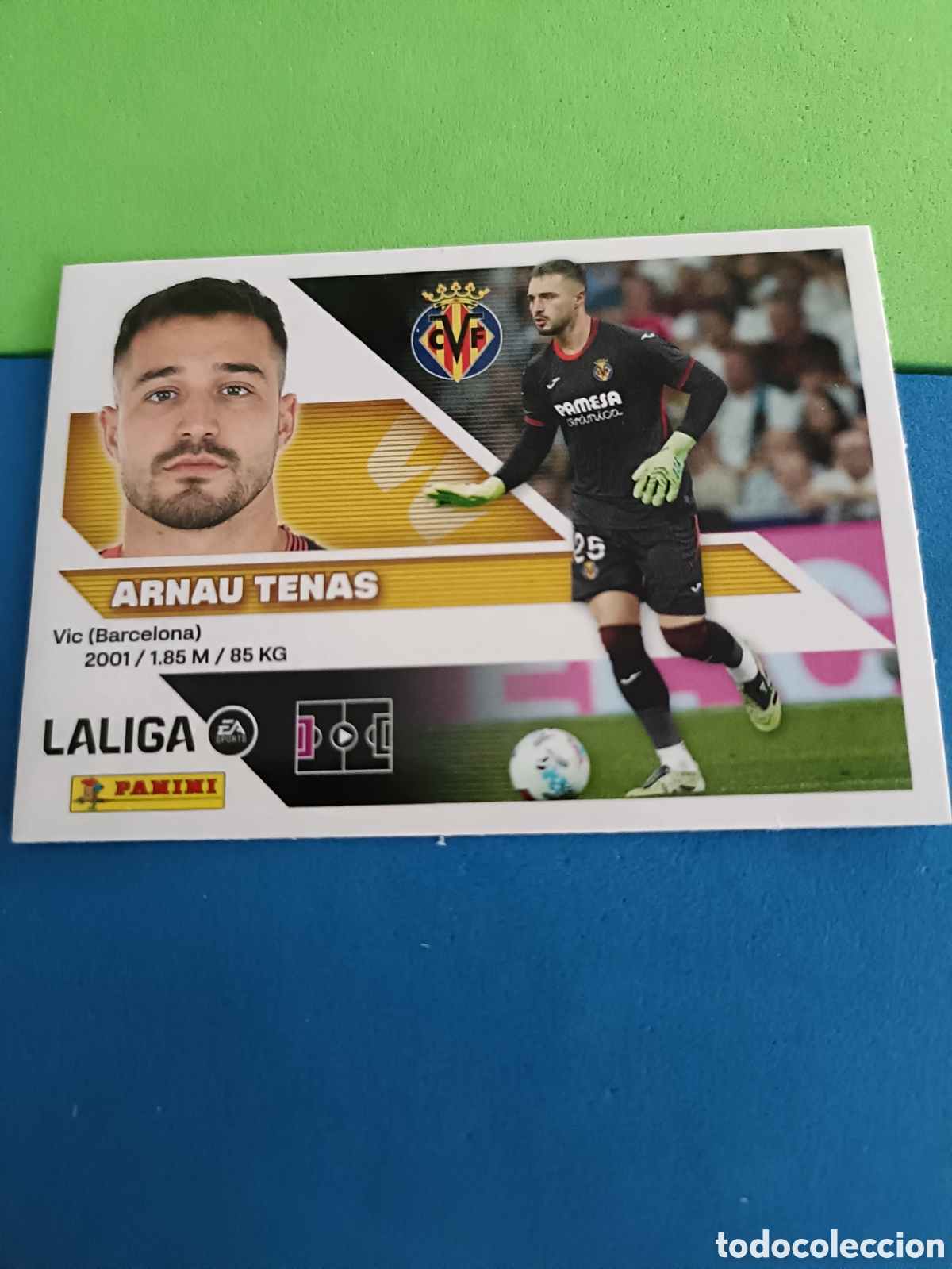 Cromos de f&uacute;tbol: Panini cromos stickers Liga este 2026 2027 26 27 - Villarreal 4 Arnau Tenas