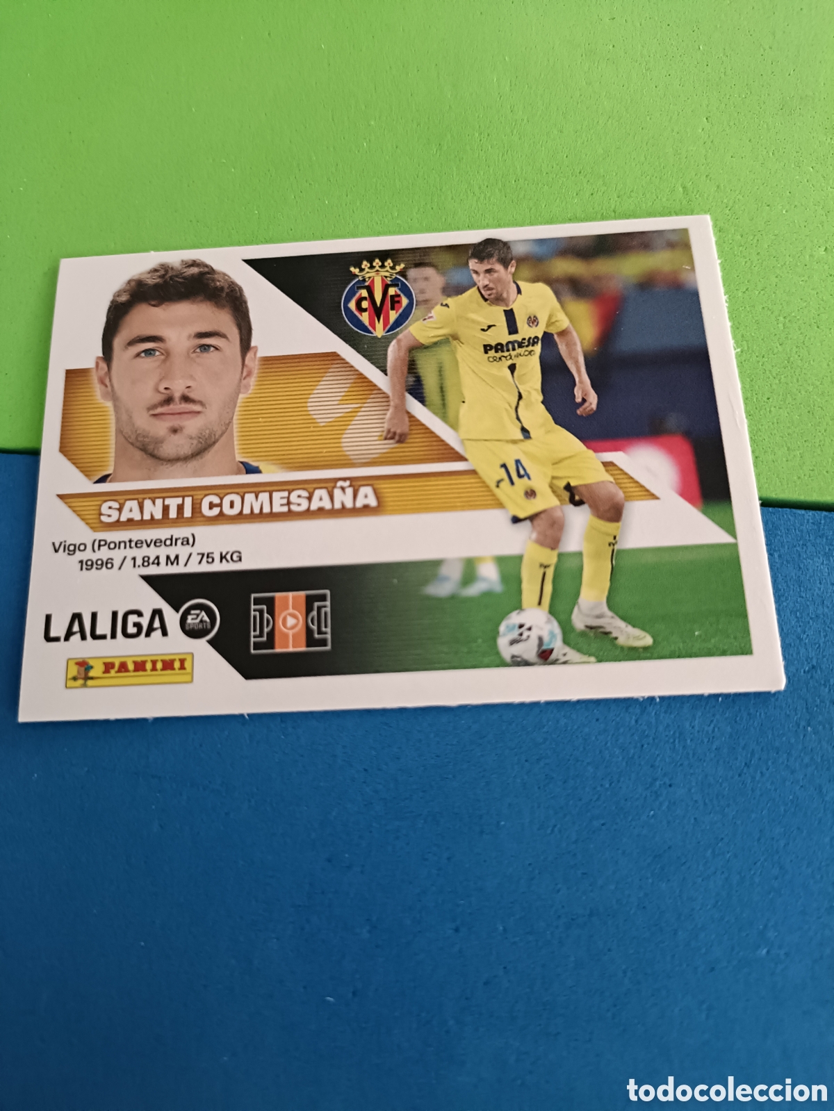 Cromos de f&uacute;tbol: Panini cromos stickers Liga este 2026 2027 26 27 - Villarreal 12 Comesa&ntilde;a