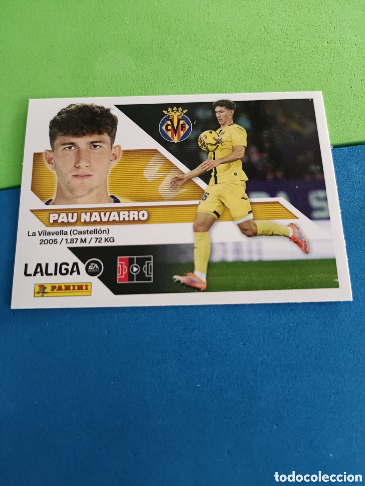 Cromos de f&uacute;tbol: Panini cromos stickers Liga este 2026 2027 26 27 - Villarreal 6A Pau Navarro
