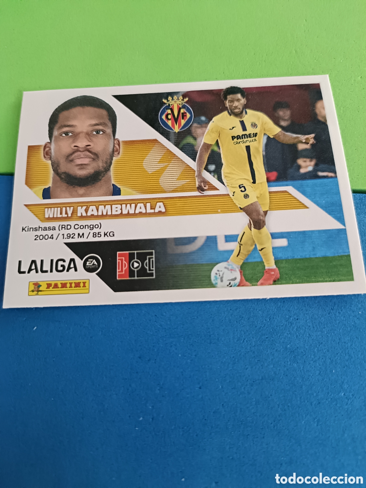 Cromos de f&uacute;tbol: Panini cromos stickers Liga este 2026 2027 26 27 - Villarreal 8A Kambwala