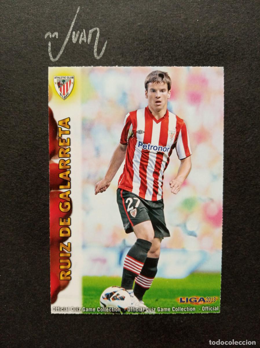 Cromos de f&uacute;tbol: 657 ULTIMA HORA UH GALARRETA ATHLETIC ⚽ MUNDICROMO &reg; 2012 2013 FICHAS LIGA FUTBOL QUIZ GAME 12 13
