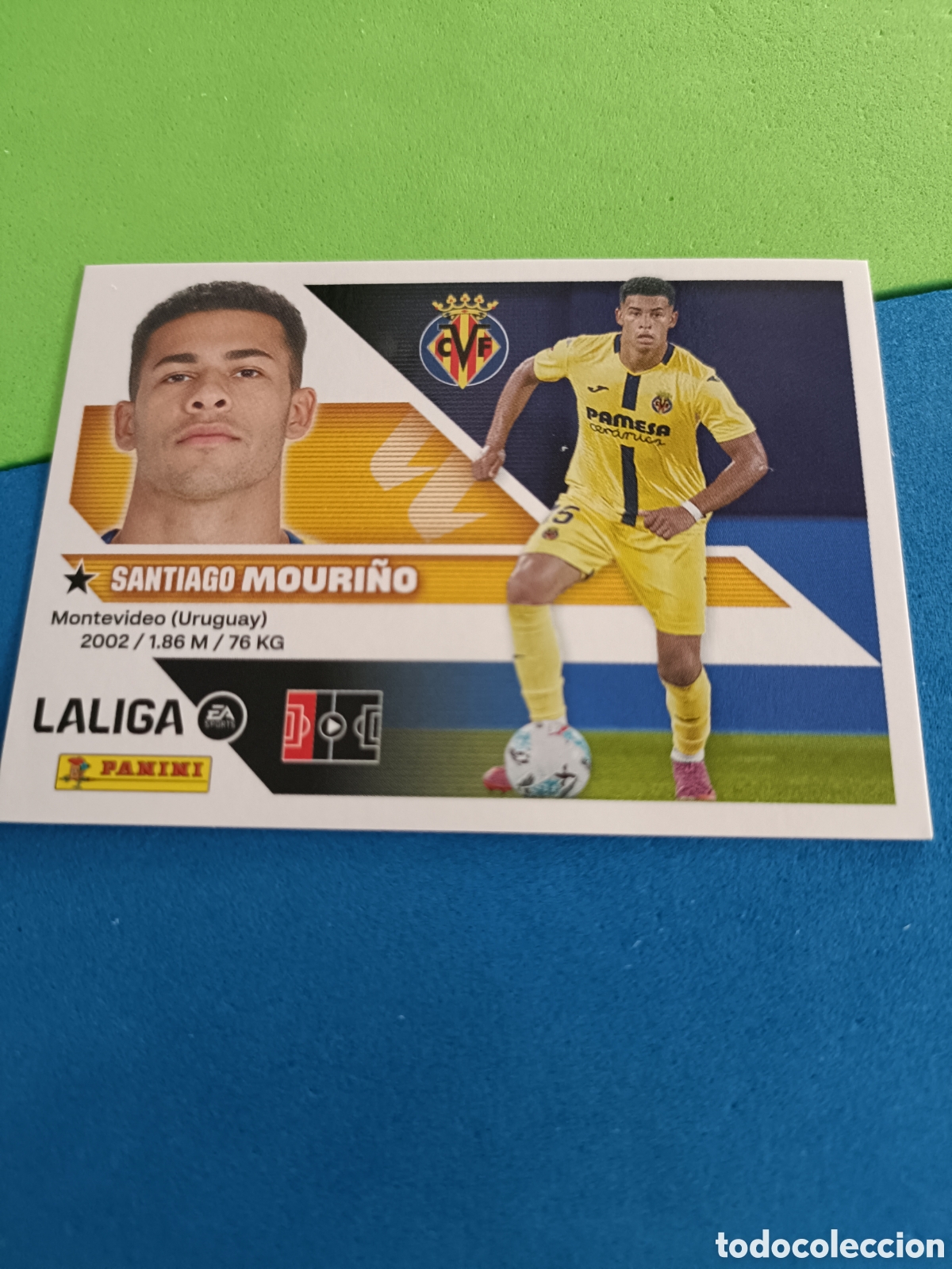 Cromos de f&uacute;tbol: Panini cromos stickers Liga este 2026 2027 26 27 - Villarreal 5 Mouri&ntilde;o