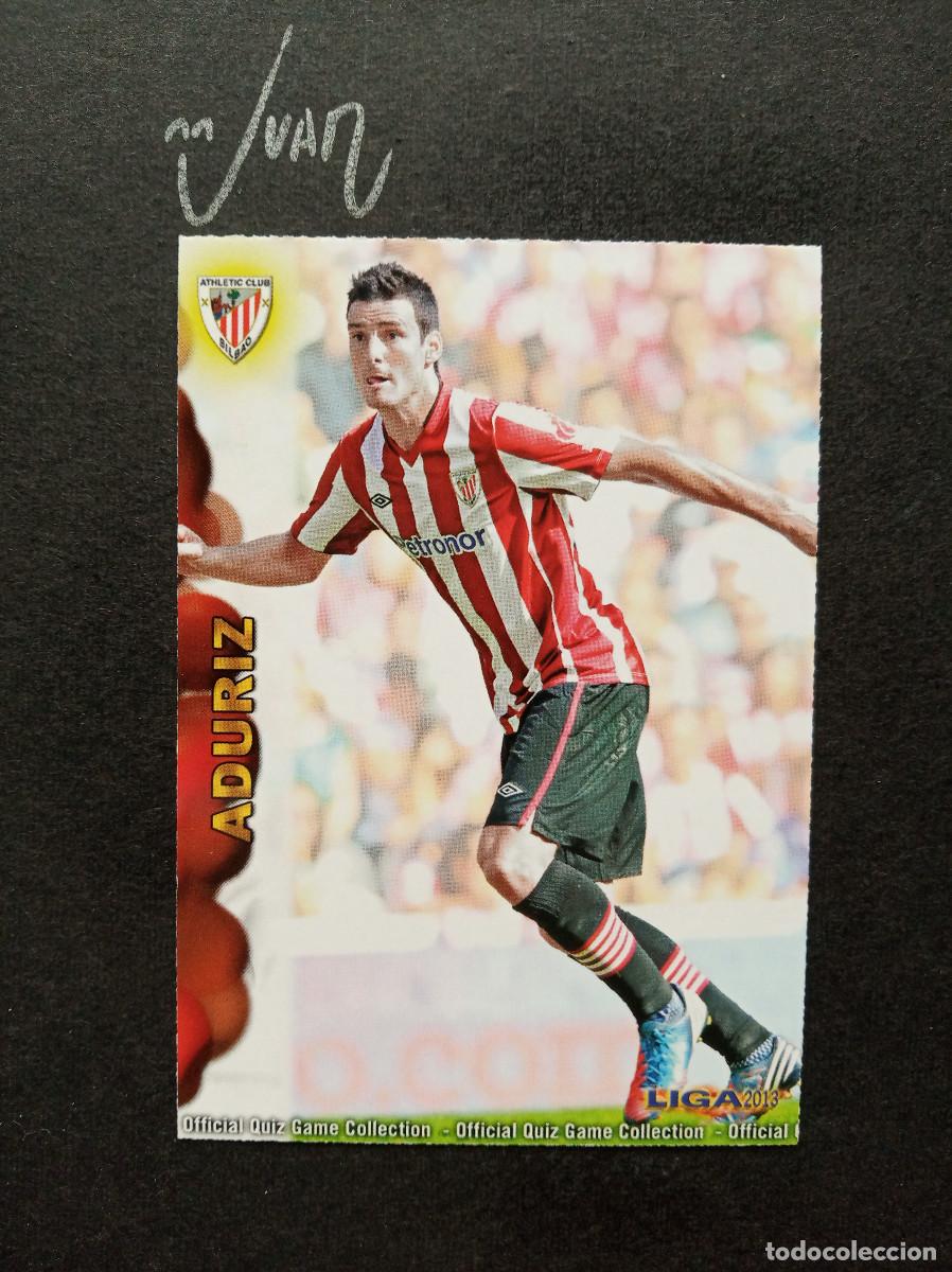 Cromos de f&uacute;tbol: 658 ULTIMA HORA UH ADURIZ ATHLETIC CLUB ⚽ MUNDICROMO &reg; 2012 2013 FICHAS LIGA FUTBOL QUIZ GAME 12 13