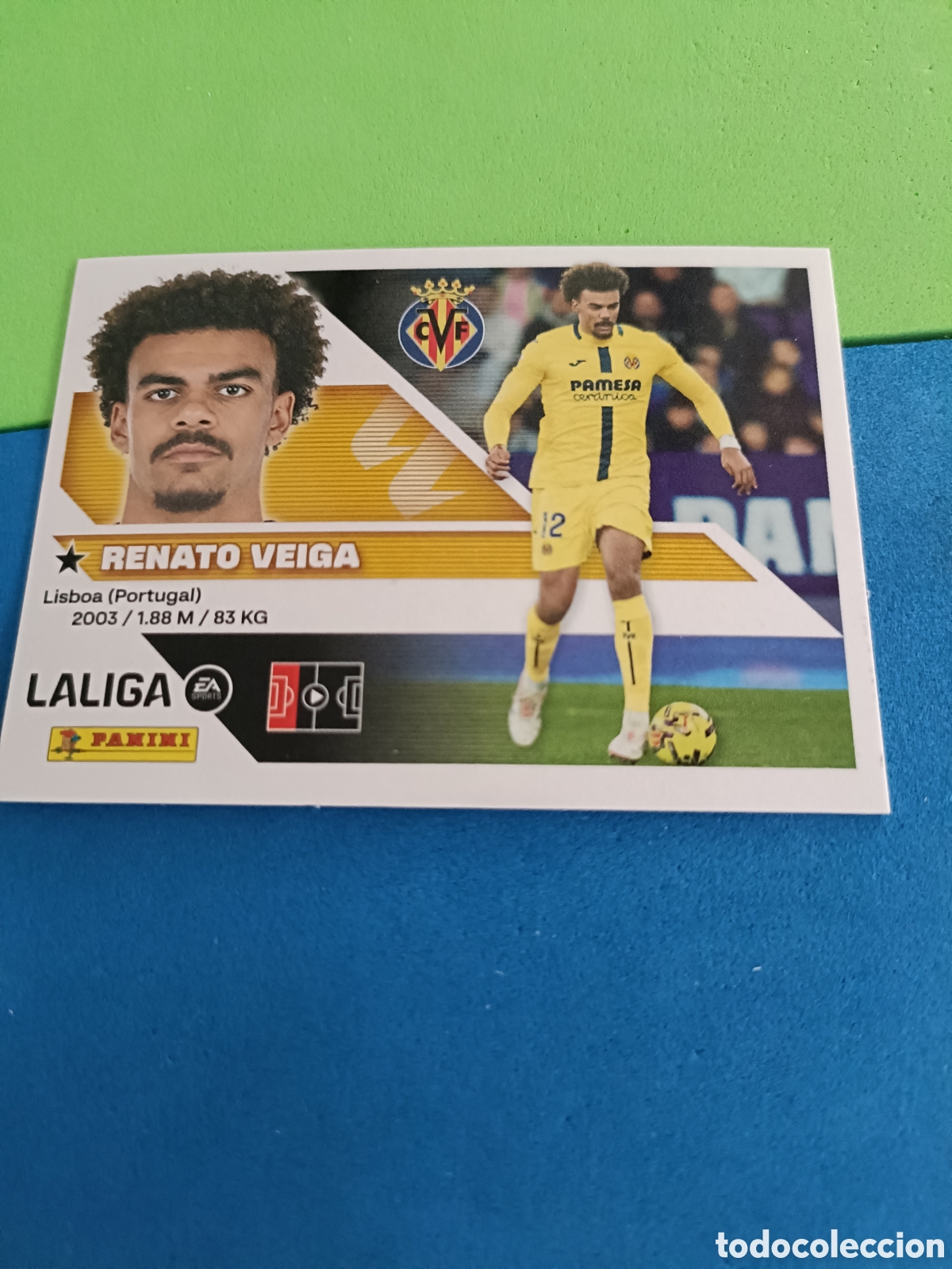 Cromos de f&uacute;tbol: Panini cromos stickers Liga este 2026 2027 26 27 - Villarreal 9 Renato Veiga