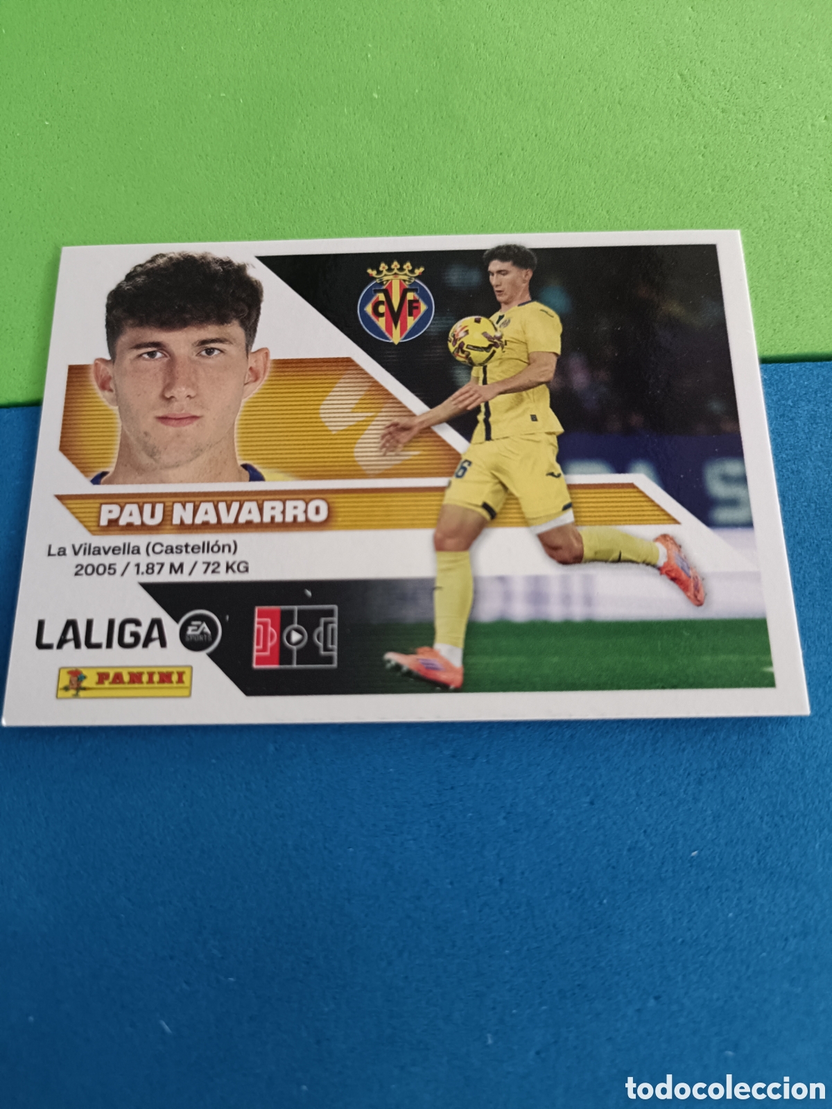 Cromos de f&uacute;tbol: Panini cromos stickers Liga este 2026 2027 26 27 - Villarreal 6A Pau Navarro