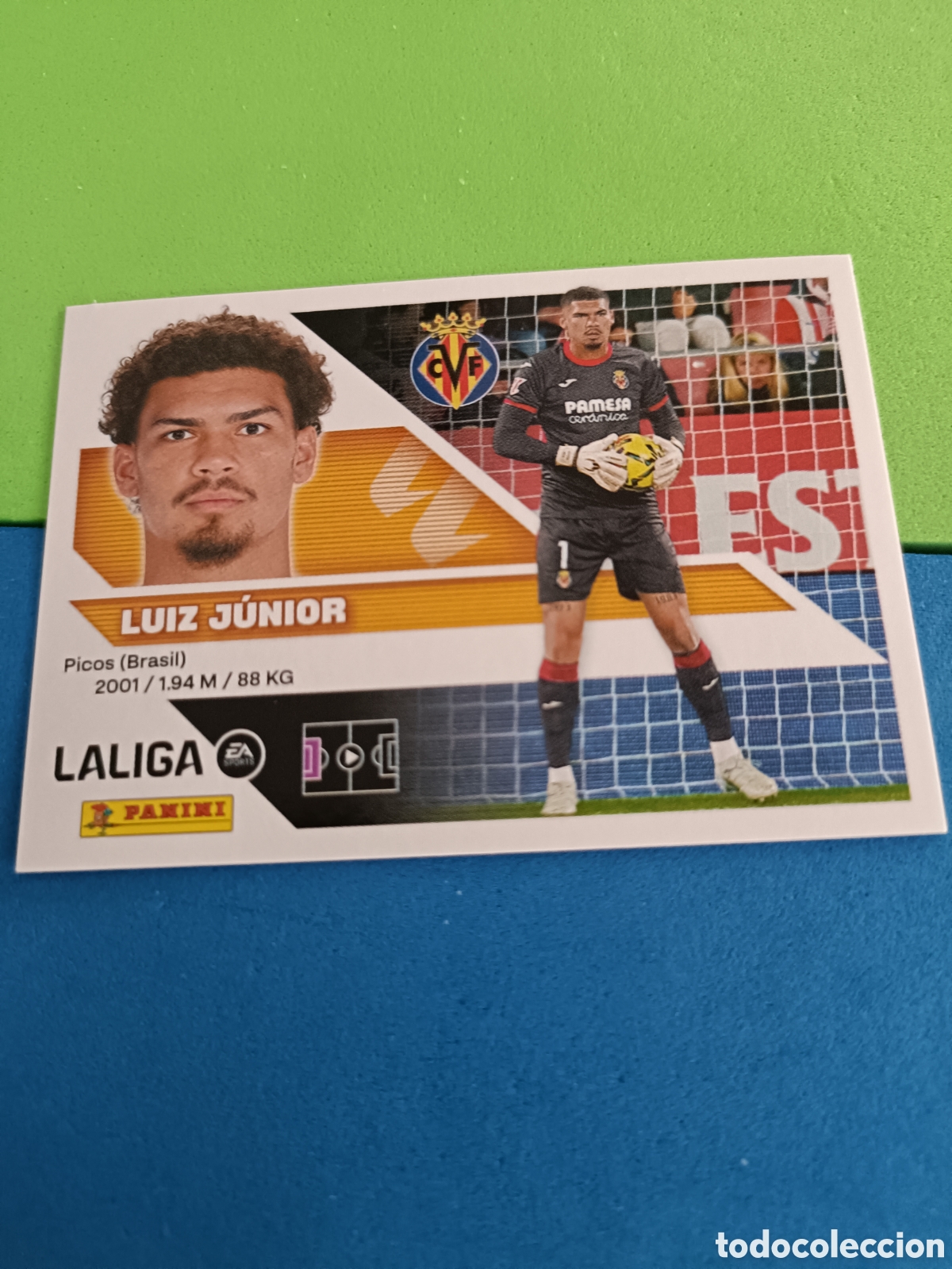 Cromos de f&uacute;tbol: Panini cromos stickers Liga este 2026 2027 26 27 - Villarreal 3 Luiz Junior
