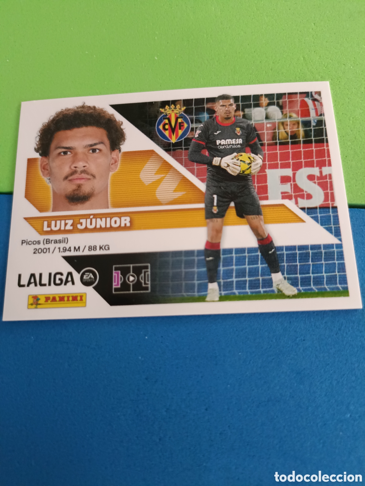 Cromos de f&uacute;tbol: Panini cromos stickers Liga este 2026 2027 26 27 - Villarreal 3 Luiz Junior