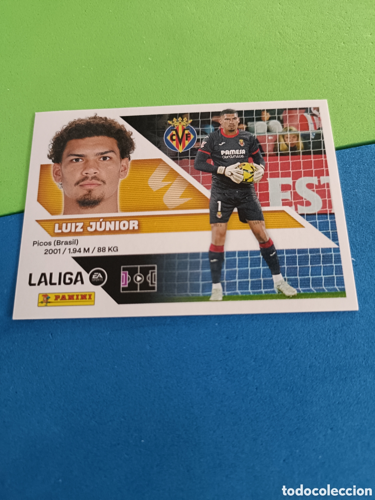 Cromos de f&uacute;tbol: Panini cromos stickers Liga este 2026 2027 26 27 - Villarreal 3 Luiz Junior