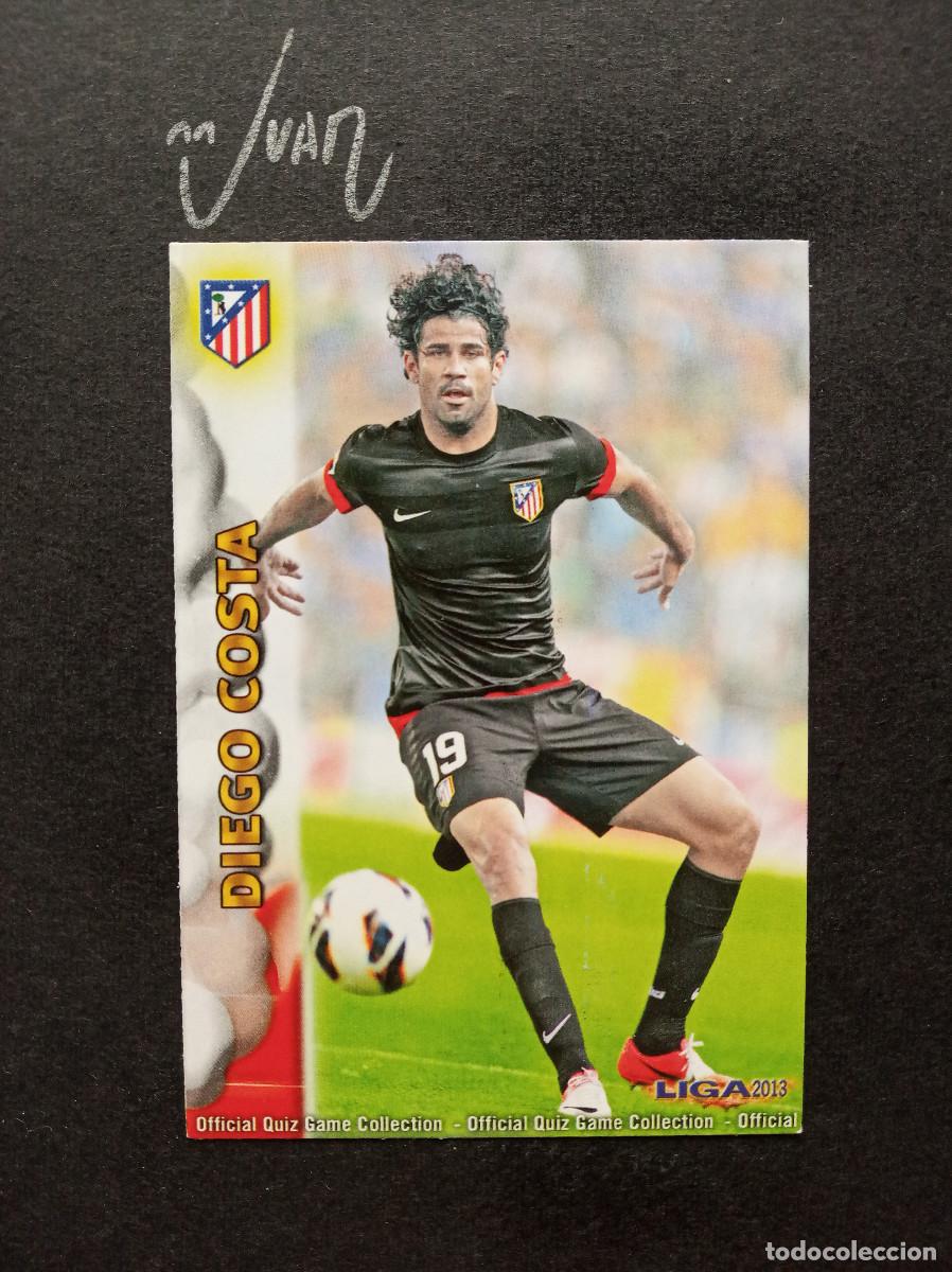 Cromos de f&uacute;tbol: 676 ULTIMA HORA UH DIEGO COSTA ATLETICO MADRID ⚽ MUNDICROMO &reg; 2012 2013 FICHAS LIGA QUIZ GAME 12 13