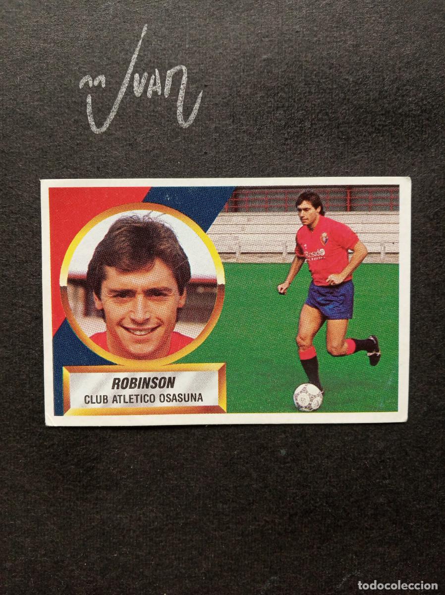 Cromos de f&uacute;tbol: N&ordm; 15 ROBINSON CA OSASUNA LIVERPOOL ⚽ EDICIONES ESTE &reg; 1988 1989 LIGA FUTBOL 88 89 SIN PEGAR NUNCA