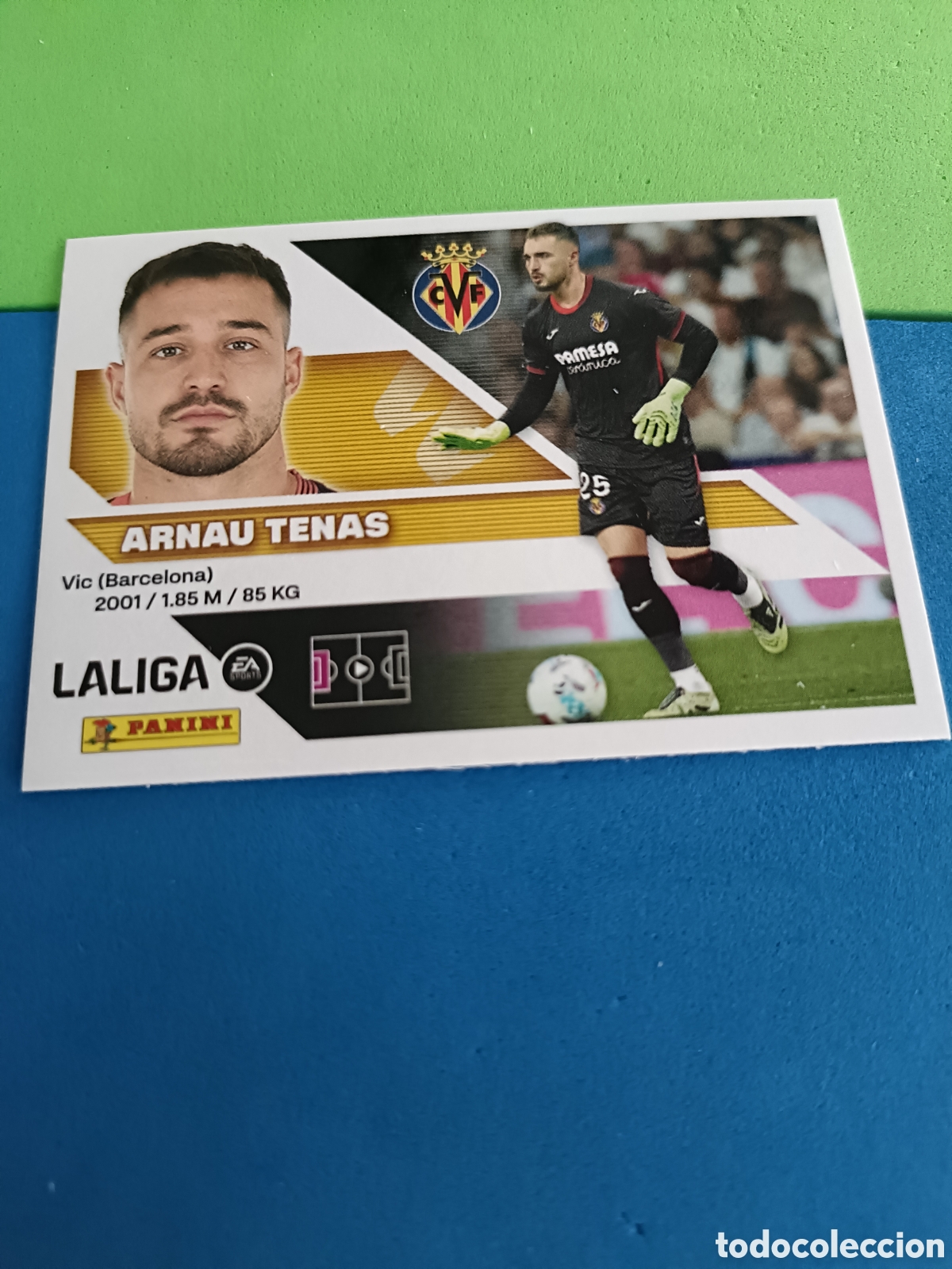 Cromos de f&uacute;tbol: Panini cromos stickers Liga este 2026 2027 26 27 - Villarreal 4 Arnau Tenas