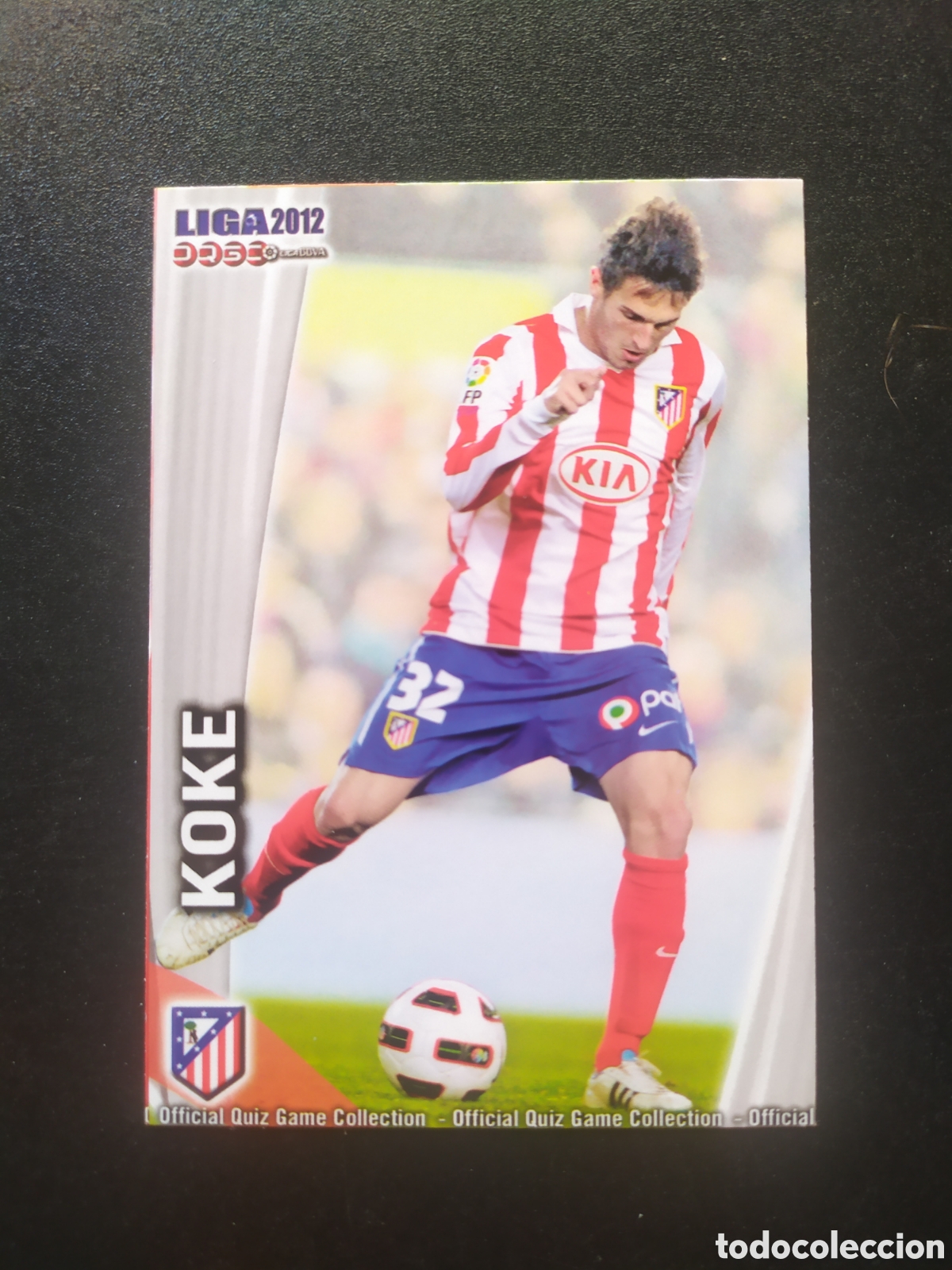 Cromos de f&uacute;tbol: Mundicromo fichas Liga 2011 2012 11 12 Koke n&deg; 183 Atl&eacute;tico Madrid