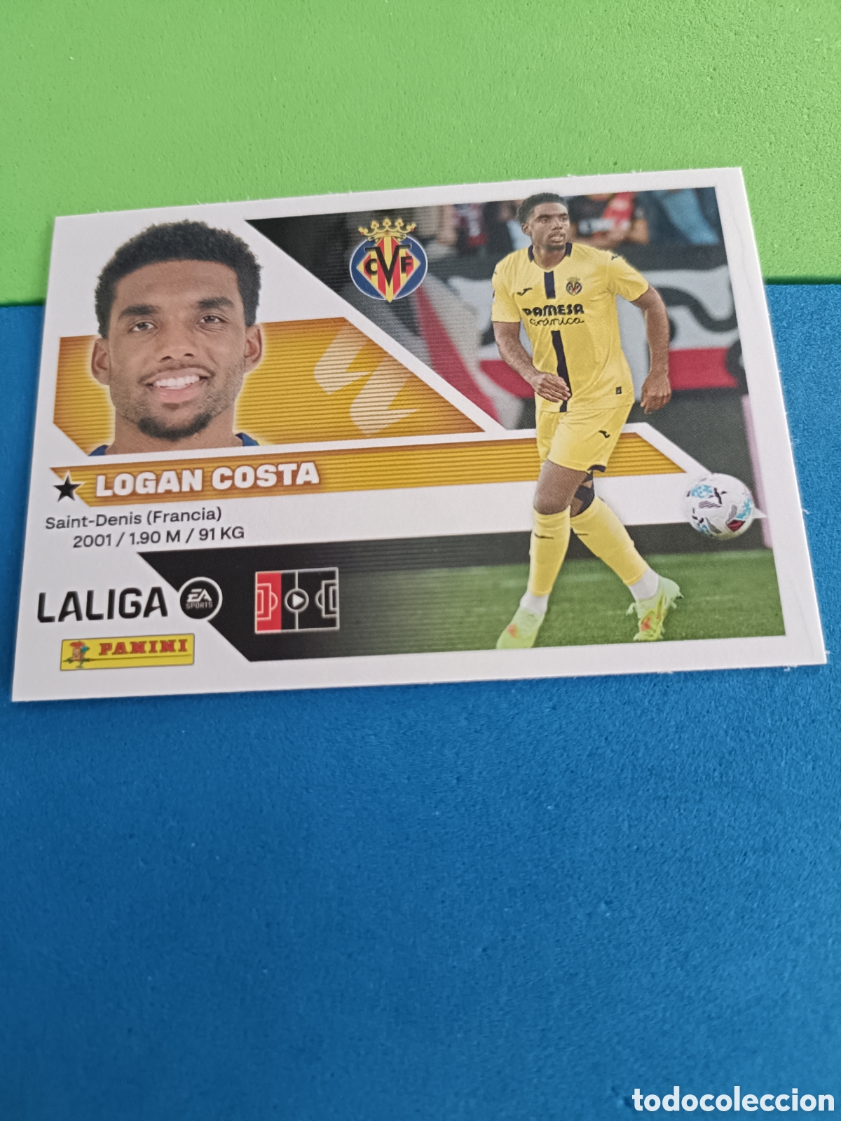 Cromos de f&uacute;tbol: Panini cromos stickers Liga este 2026 2027 26 27 - Villarreal 6B Logan Costa