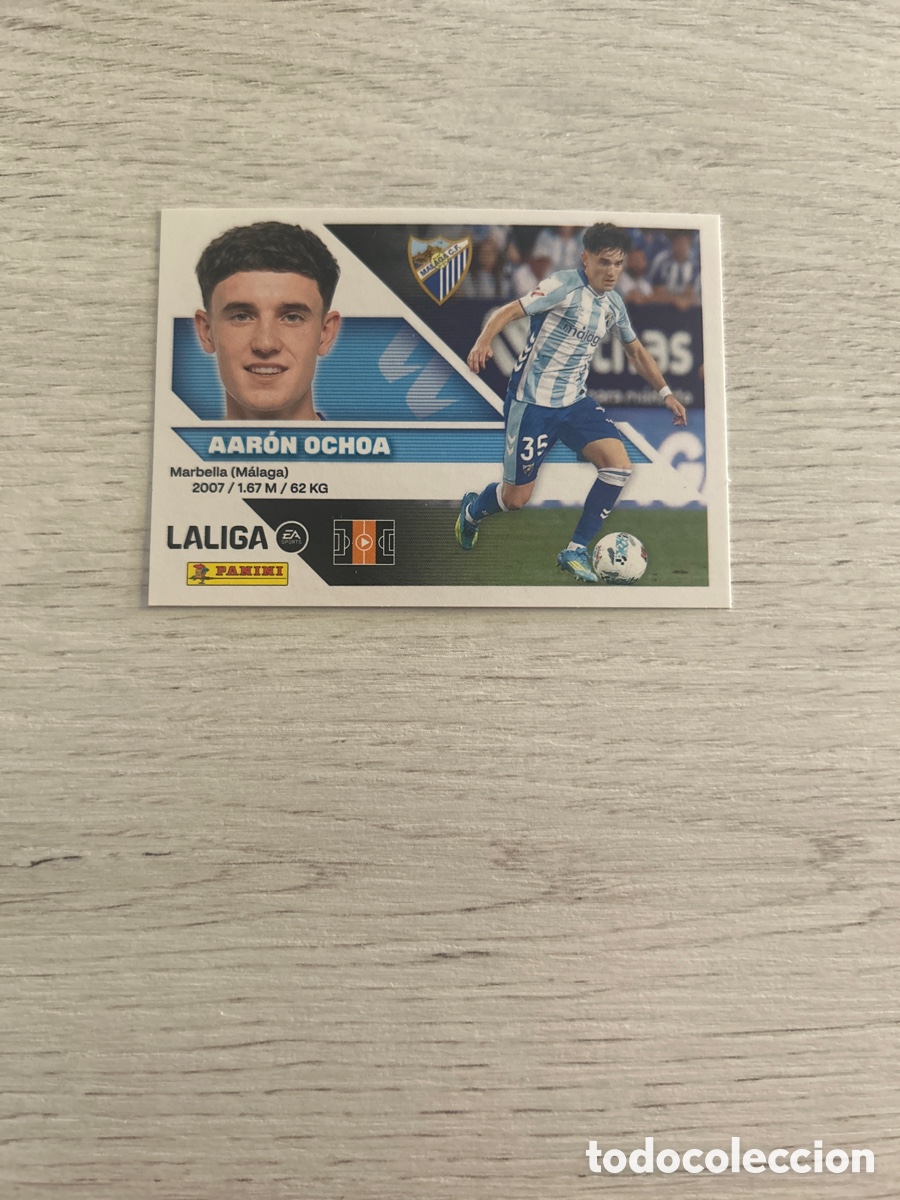 Cromos de f&uacute;tbol: Aar&oacute;n Ochoa 15 M&aacute;laga Liga Este 2026/27 26-27 Panini