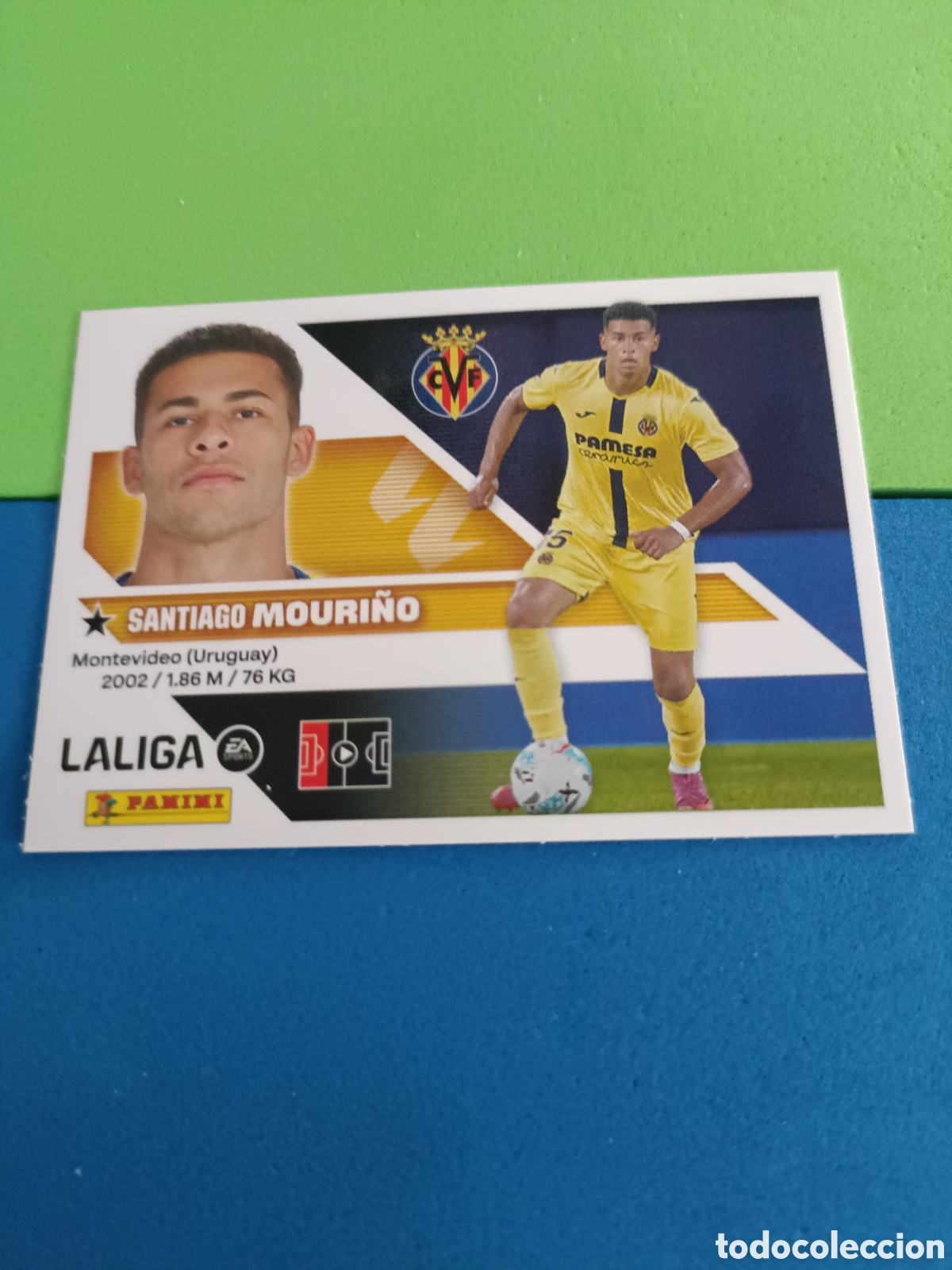 Cromos de f&uacute;tbol: Panini cromos stickers Liga este 2026 2027 26 27 - Villarreal 5 Mouri&ntilde;o