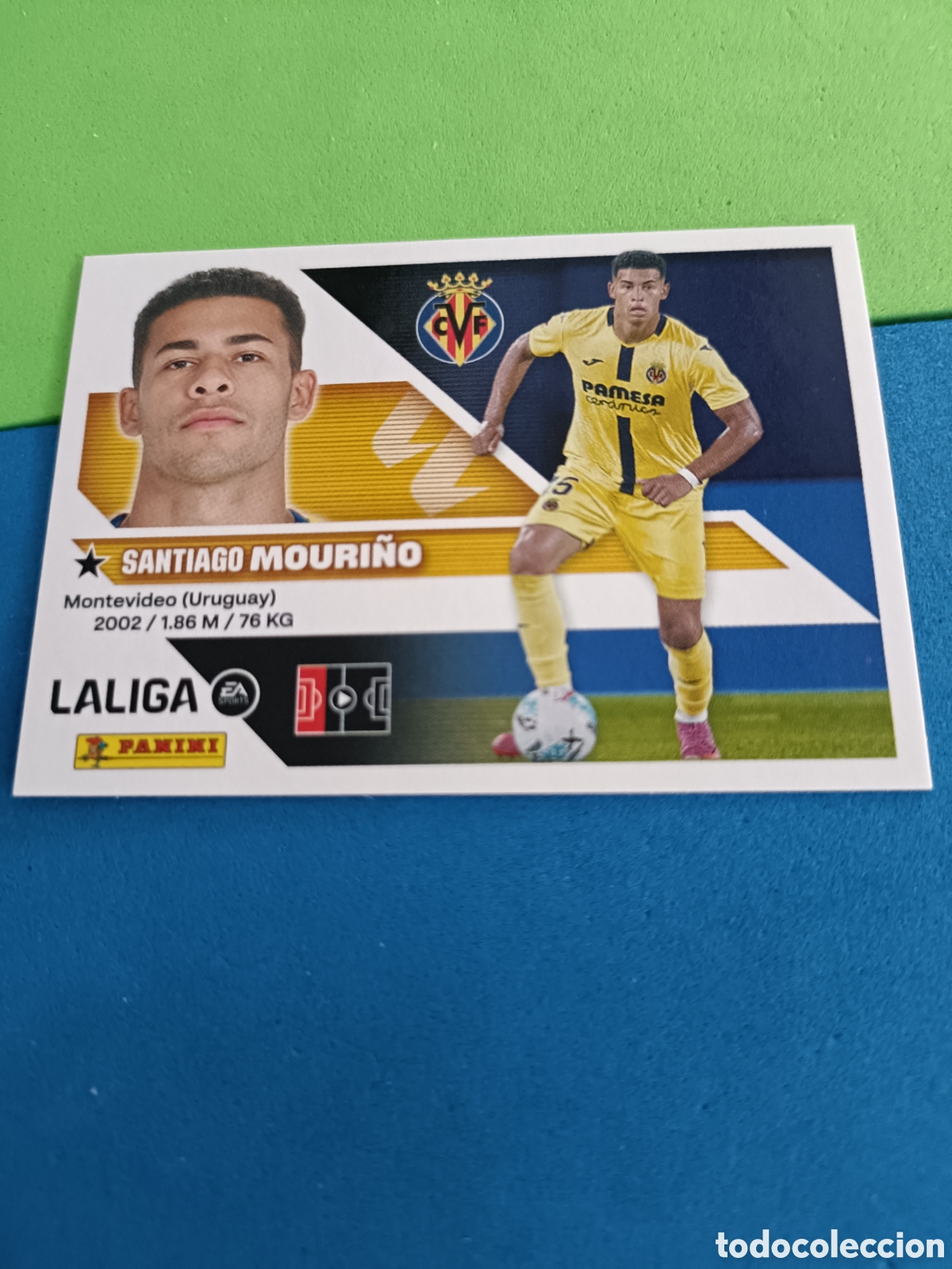 Cromos de f&uacute;tbol: Panini cromos stickers Liga este 2026 2027 26 27 - Villarreal 5 Mouri&ntilde;o