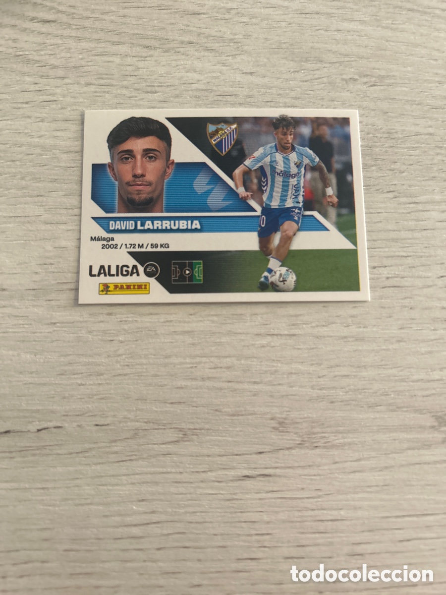 Cromos de f&uacute;tbol: Larrubia 16 M&aacute;laga Liga Este 2026/27 26-27 Panini