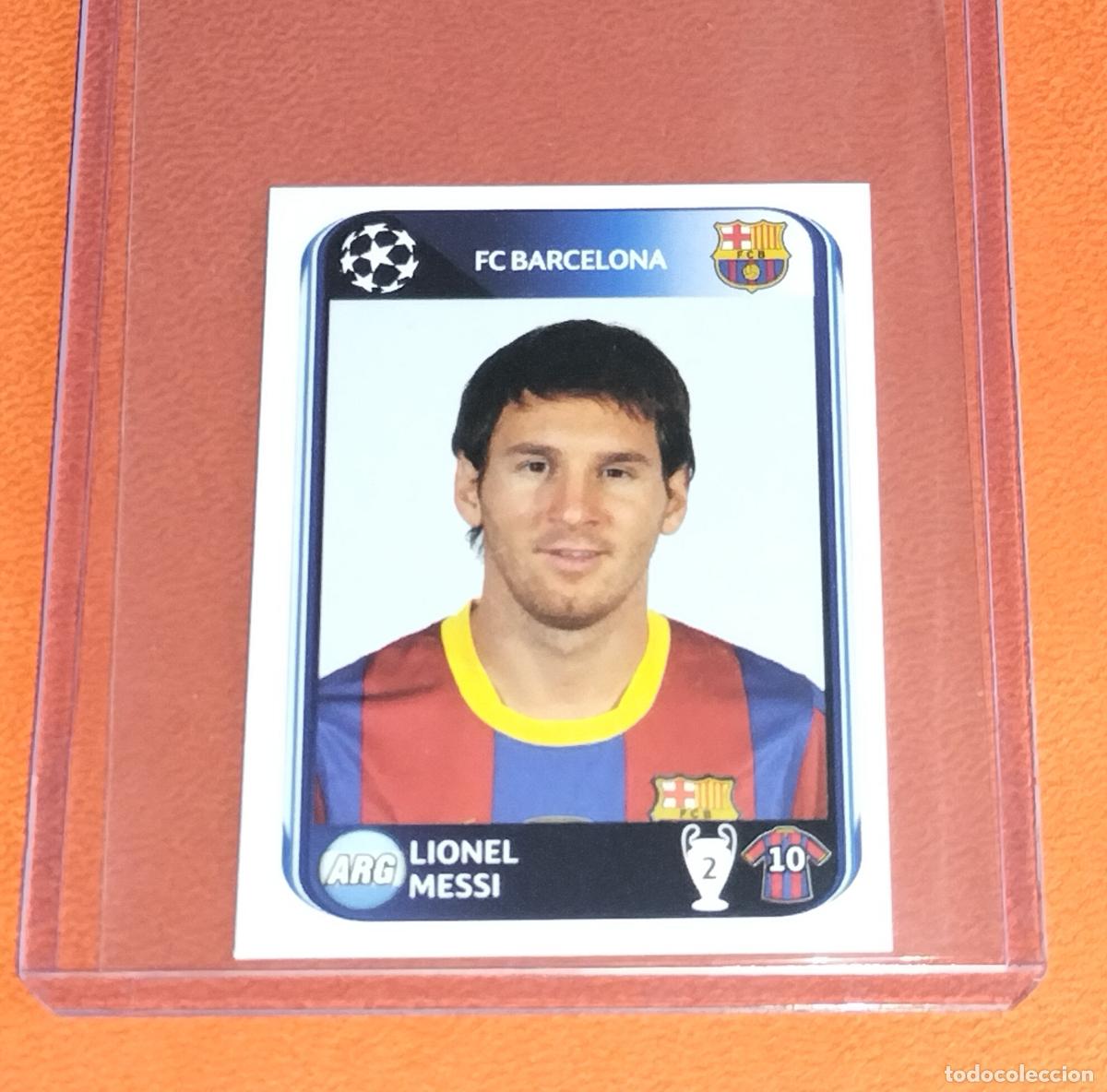 Cromos de f&uacute;tbol: 224 LIONEL MESSI FC BARCELONA STICKER UEFA CHAMPIONS LEAGUE 2010 2011 10 11 PANINI