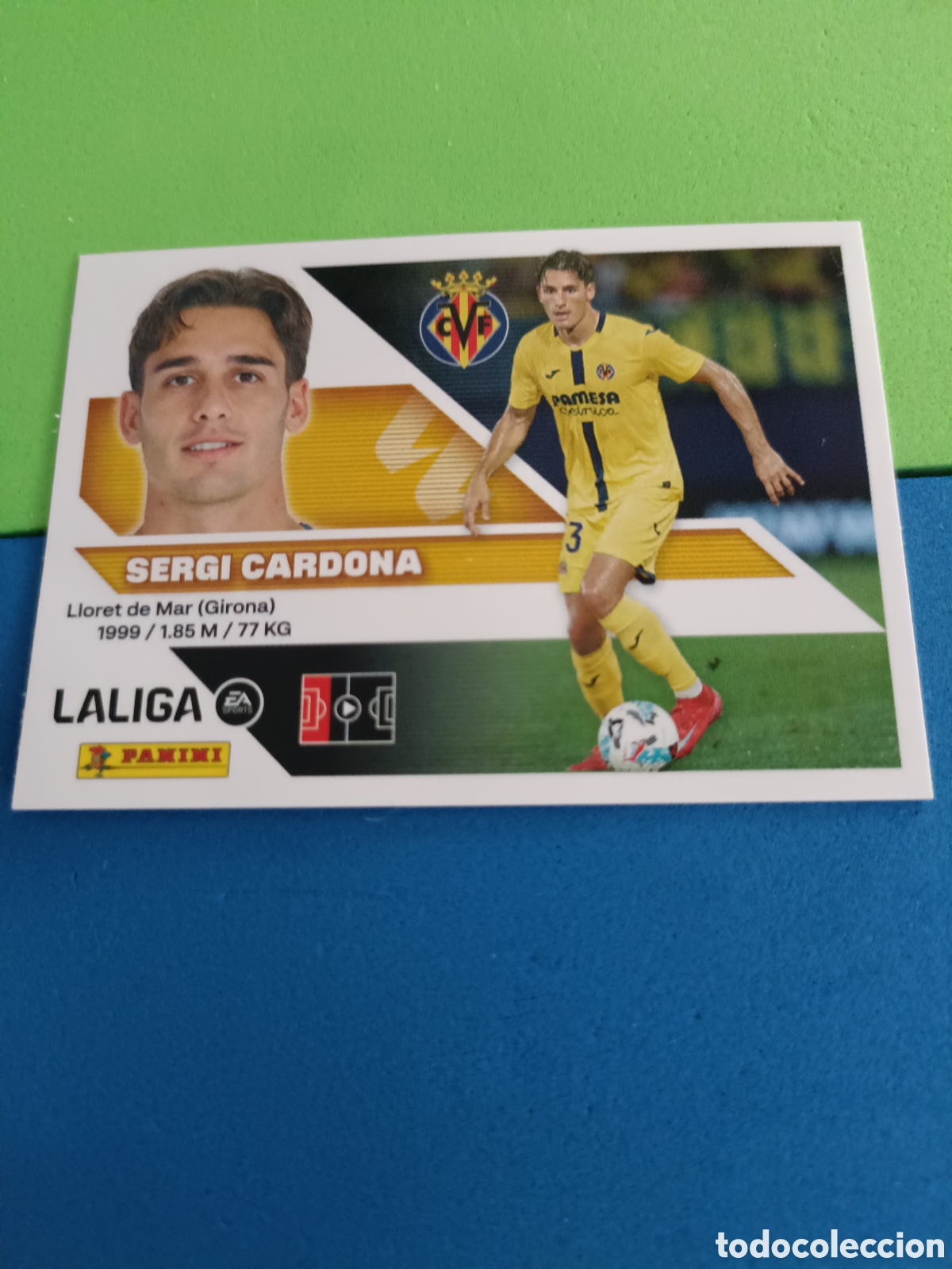Cromos de f&uacute;tbol: Panini cromos stickers Liga este 2026 2027 26 27 - Villarreal 10 Sergi Cardona