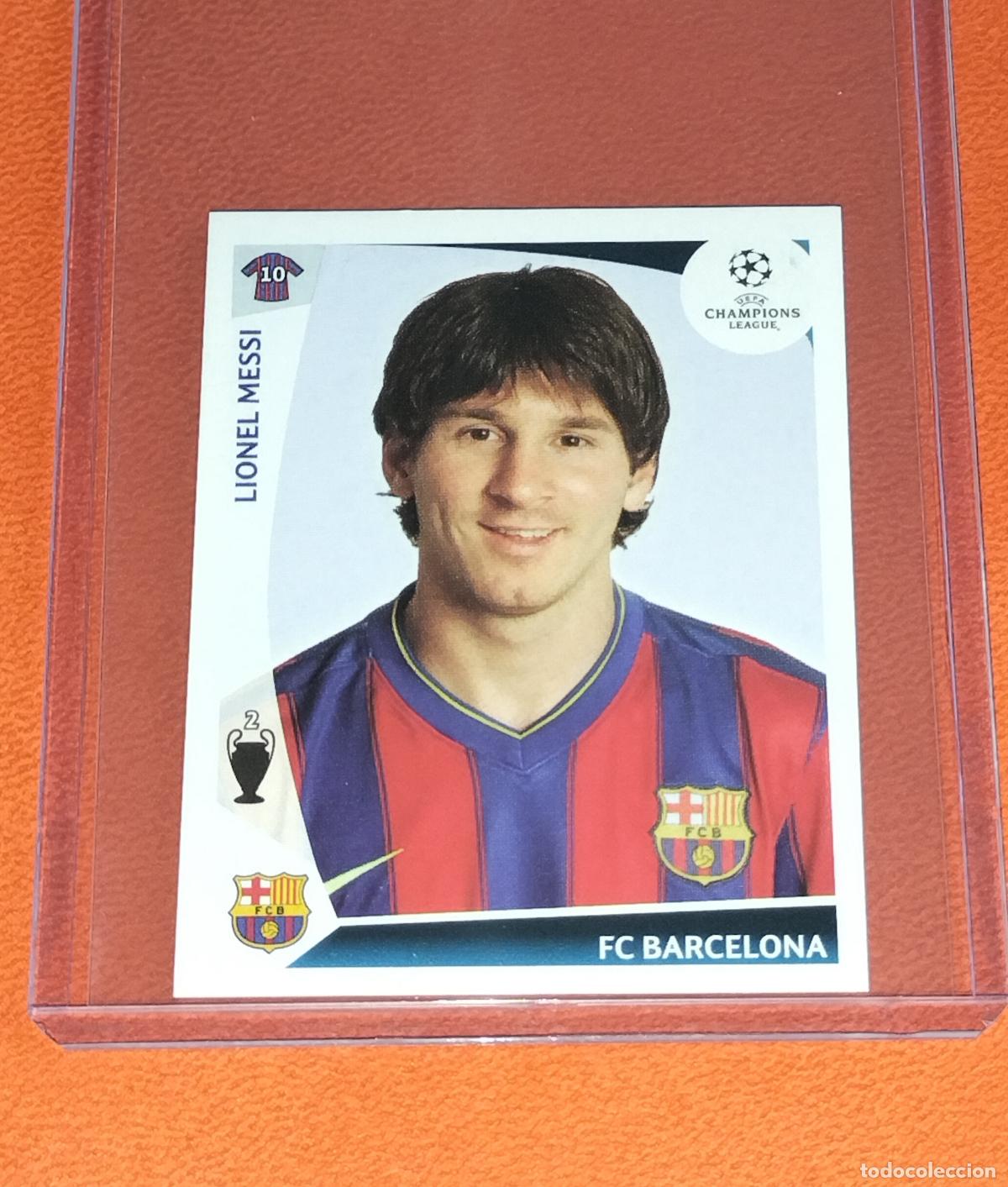 Cromos de f&uacute;tbol: 359 LIONEL MESSI FC BARCELONA STICKER UEFA CHAMPIONS LEAGUE 2009 2010 09 10 PANINI