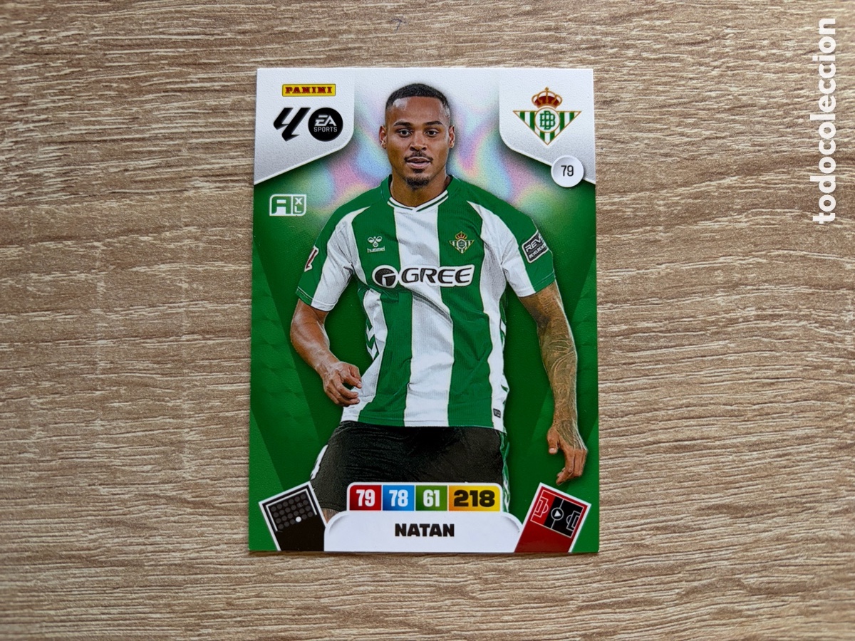 Cromos de f&uacute;tbol: 79 NATAN ADRENALYN XL 2025 2026 25 26 REAL BETIS
