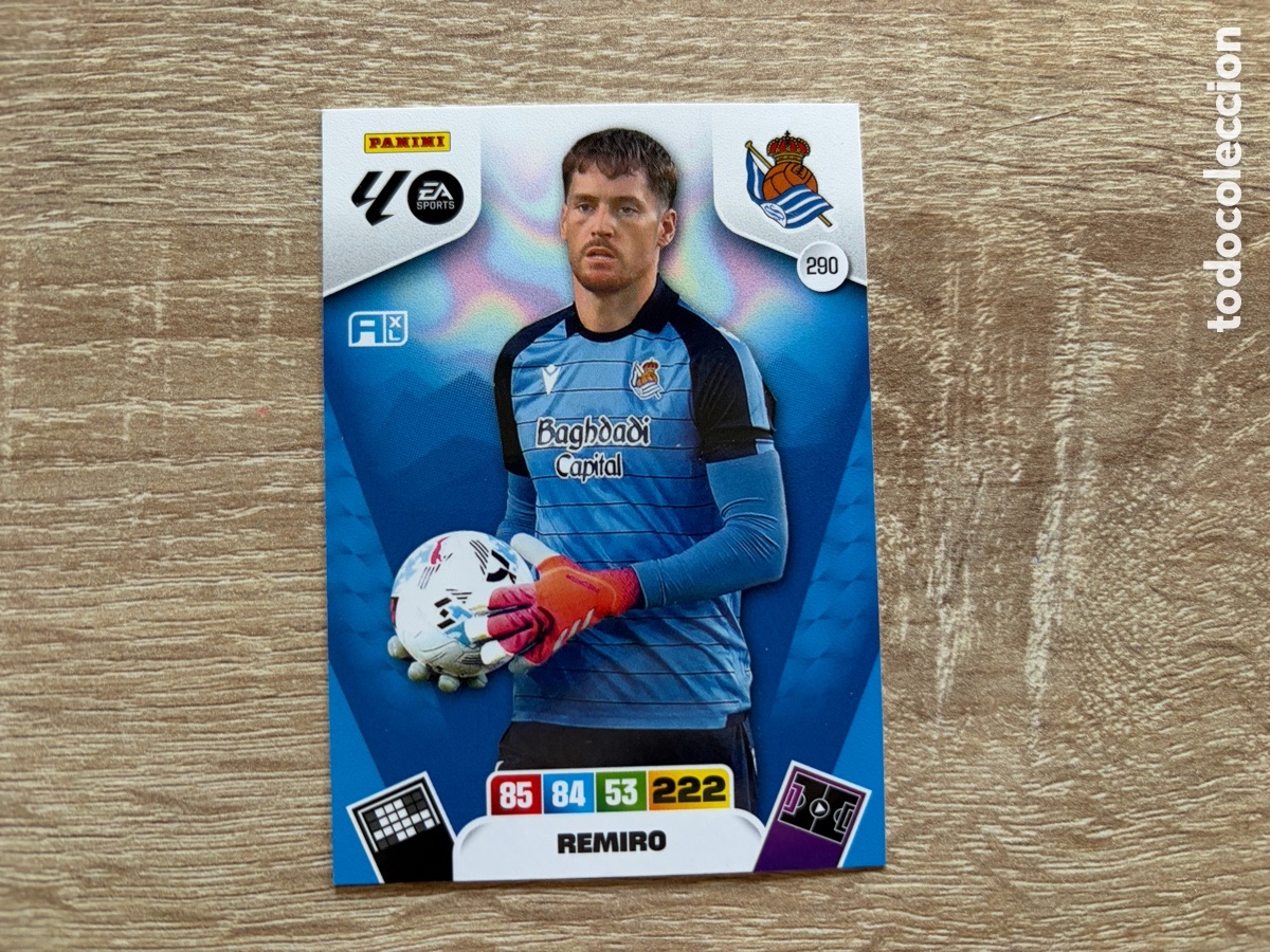 Cromos de f&uacute;tbol: 290 REMIRO ADRENALYN XL 2025 2026 25 26 REAL SOCIEDAD