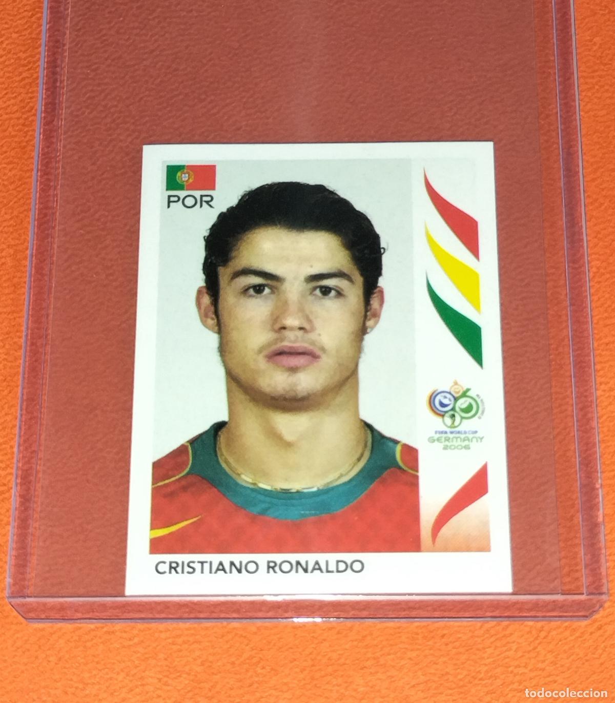 Cromos de f&uacute;tbol: 298 CRISTIANO RONALDO VERSION ITALIA PORTUGAL STICKER FIFA WORLD CUP GERMANY 2006 ALEMANIA PANINI