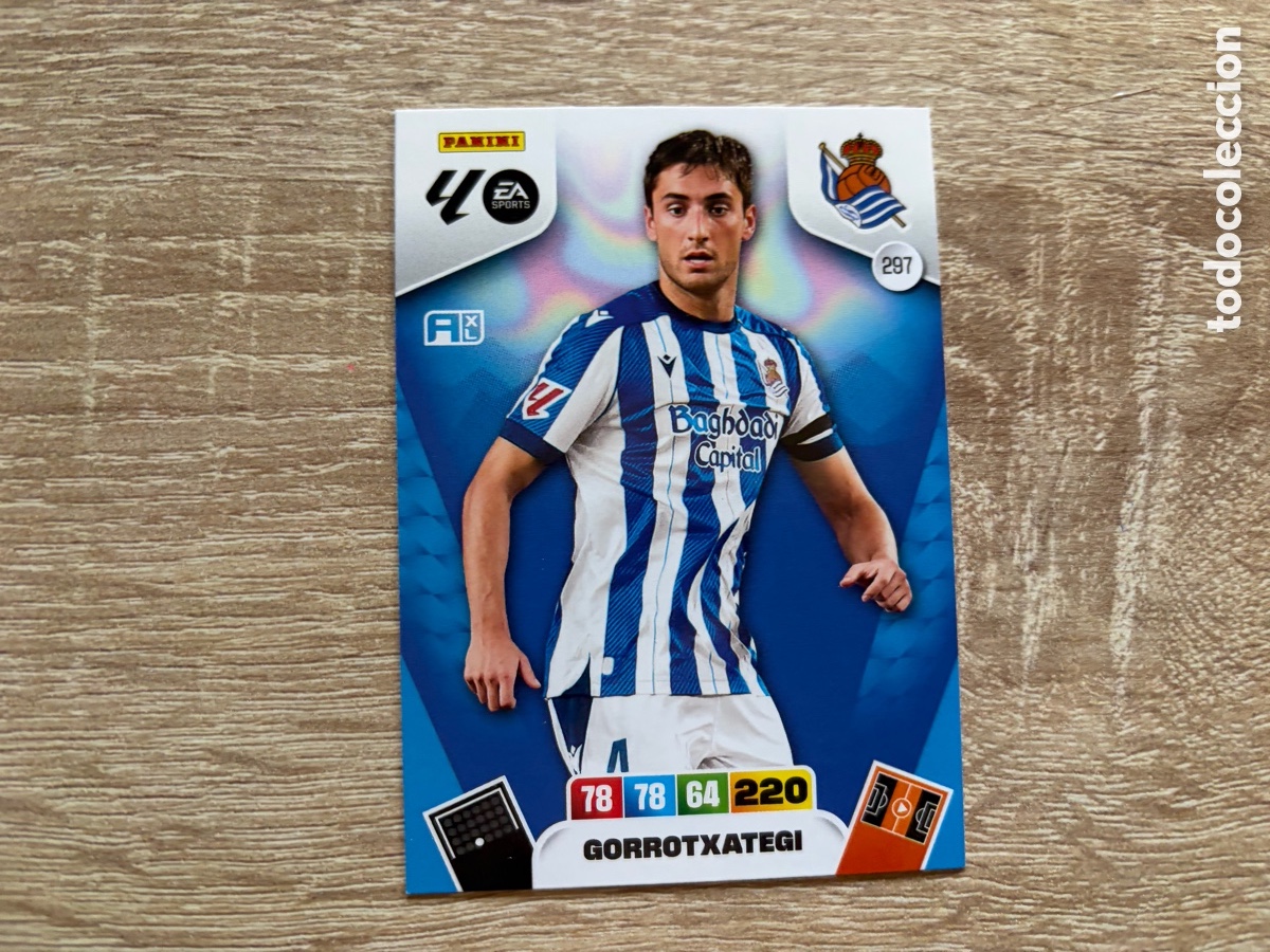 Cartes &agrave; collectionner de Football: 297 GORROTXATEGI ADRENALYN XL 2025 2026 25 26 REAL SOCIEDAD