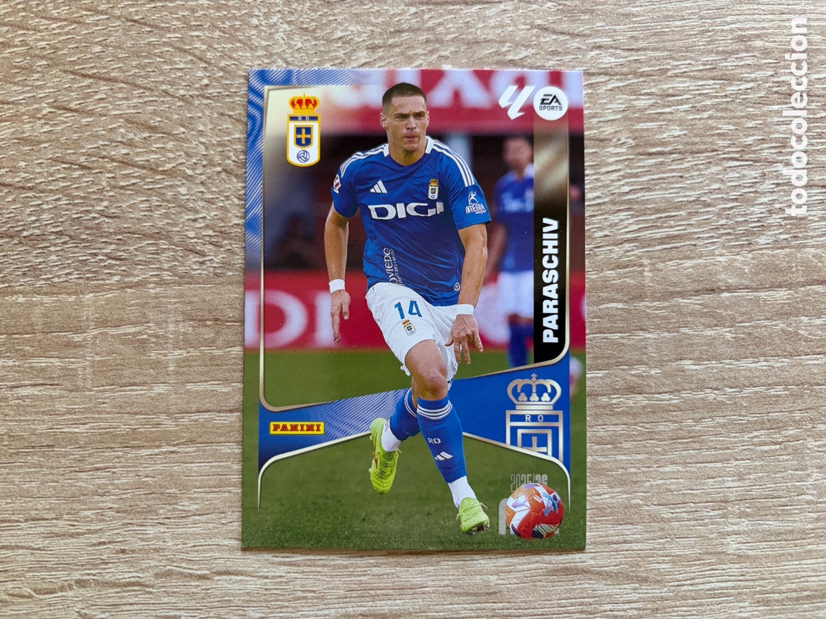 Cromos de f&uacute;tbol: PARASCHIV MEGACRACKS MGK 2025 2026 25 26 REAL OVIEDO