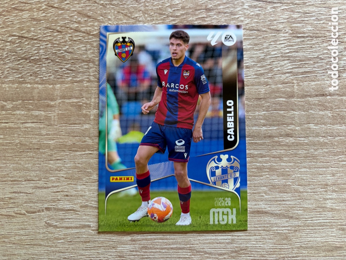 Cromos de f&uacute;tbol: CABELLO MEGACRACKS MGK 2025 2026 25 26 LEVANTE UD