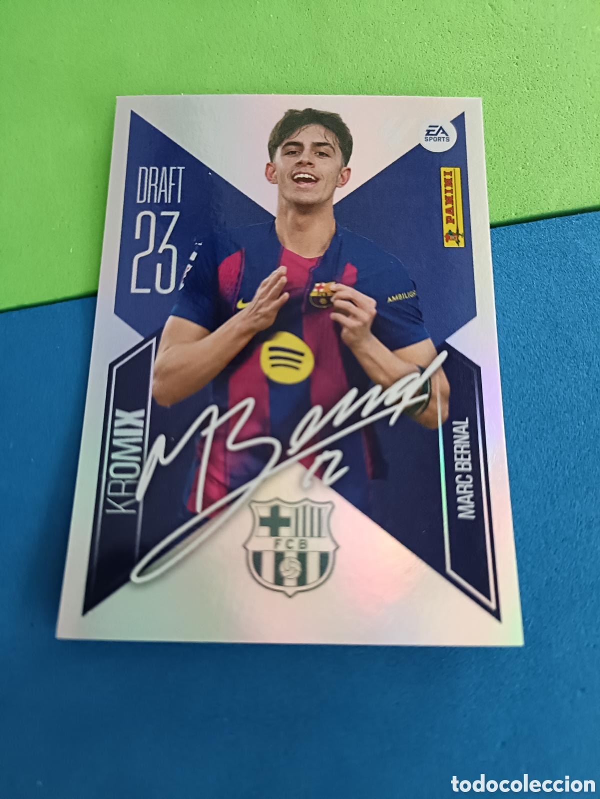 Cromos de f&uacute;tbol: Panini cromos stickers Liga este 2026 2027 26 27 - Kromix K15 Marc Bernal Barcelona