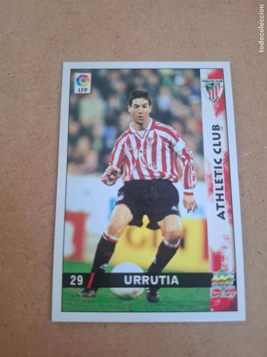Cartes &agrave; collectionner de Football: MUNDICROMO 98 99 1998 1999 - 29 URRUTIA - ATHLETIC CLUB