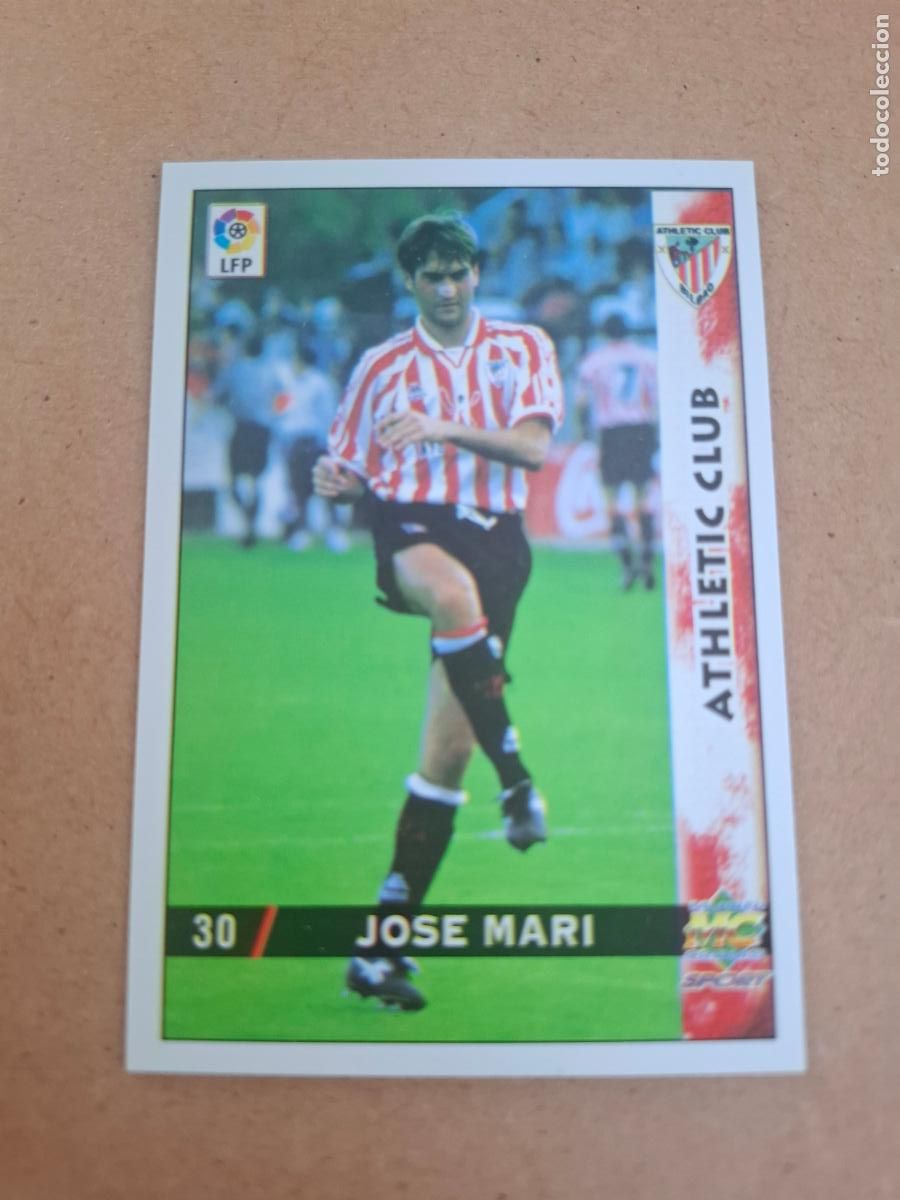 Cartes &agrave; collectionner de Football: MUNDICROMO 98 99 1998 1999 - 30 JOSE MARI - ATHLETIC CLUB