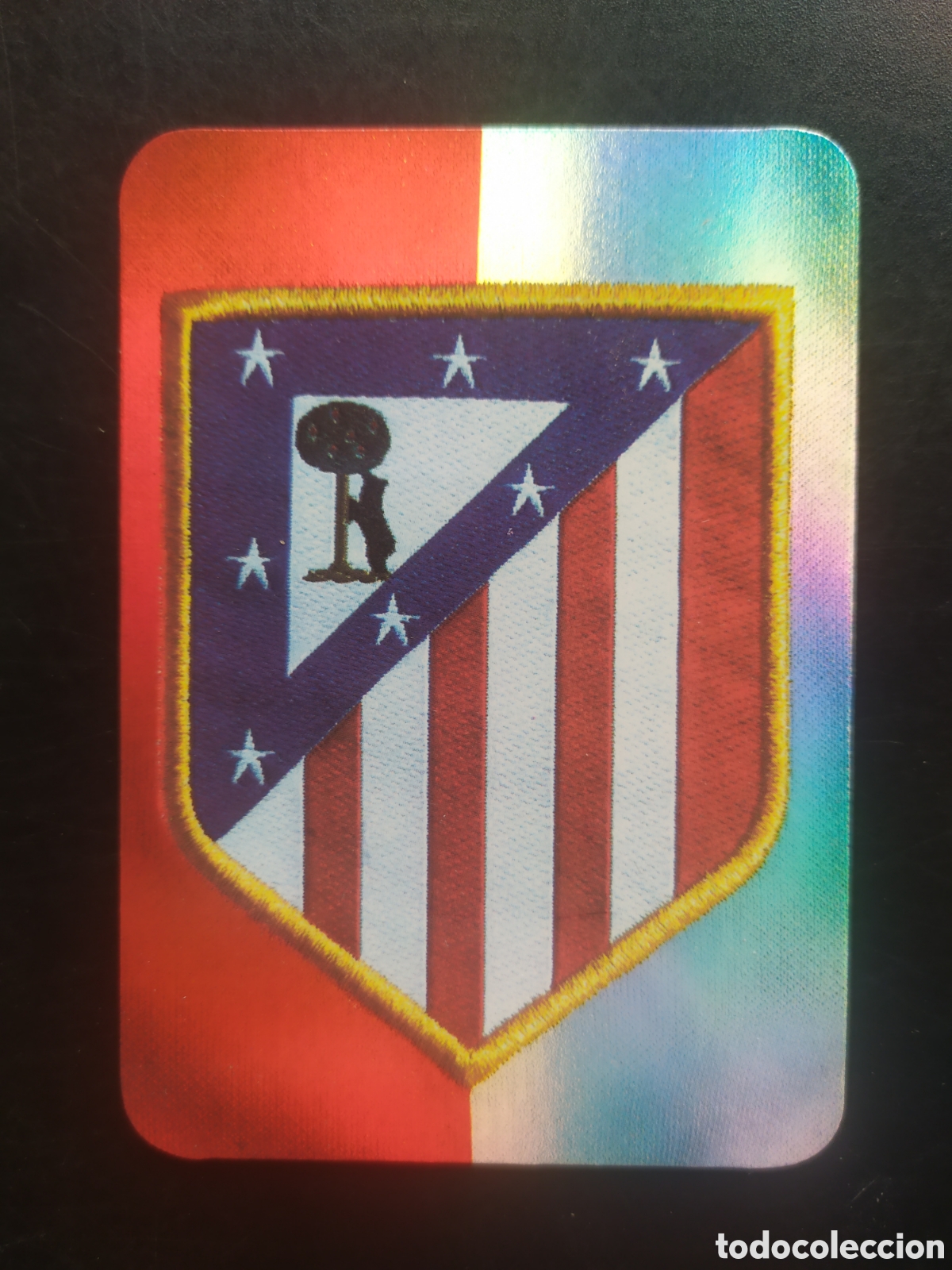 Cromos de f&uacute;tbol: Mundicromo fichas Liga 2005 2006 05 06 escudo brillo n&deg; 271 Atl&eacute;tico Madrid