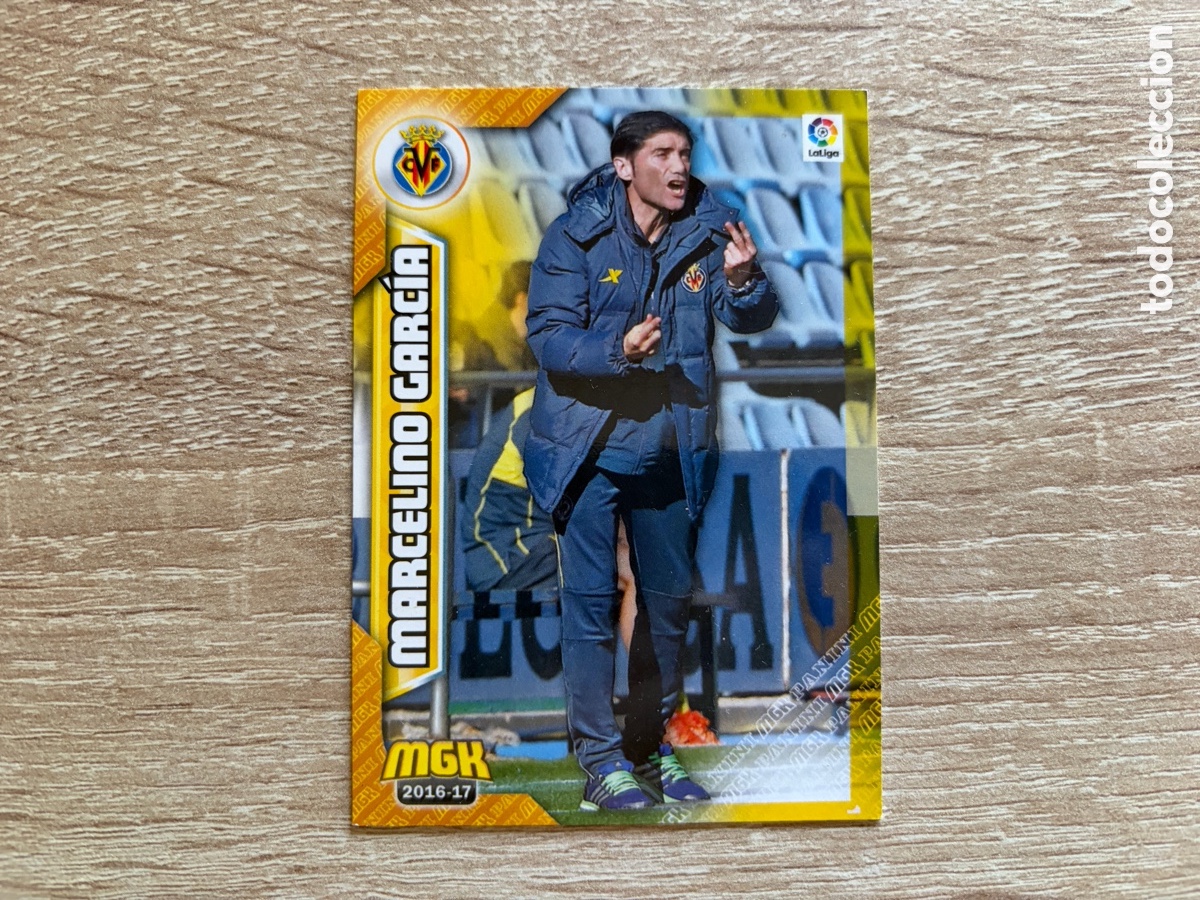 Cromos de f&uacute;tbol: 515 MARCELINO GARC&Iacute;A MEGACRACKS MGK 2016 2017 16 17 VILLARREAL CF