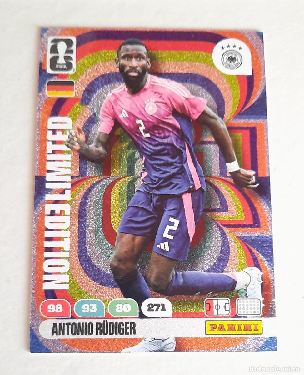 Cromos de f&uacute;tbol: Antonio Rudiger, Alemania Limited Edition,World Cup 2026