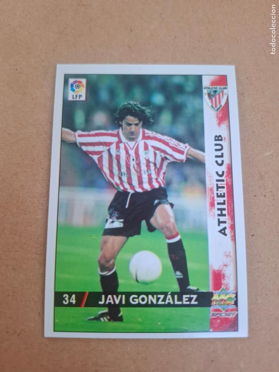 Cromos de f&uacute;tbol: MUNDICROMO 98 99 1998 1999 - 34 JAVI GONZ&Aacute;LEZ - ATHLETIC CLUB